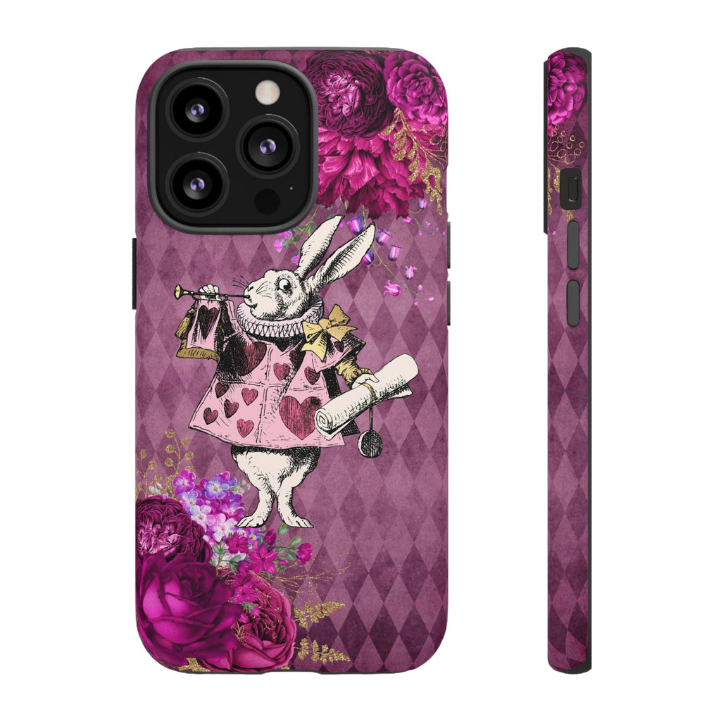 iPhone Case Tough Cases - Alice in Wonderland Gifts White