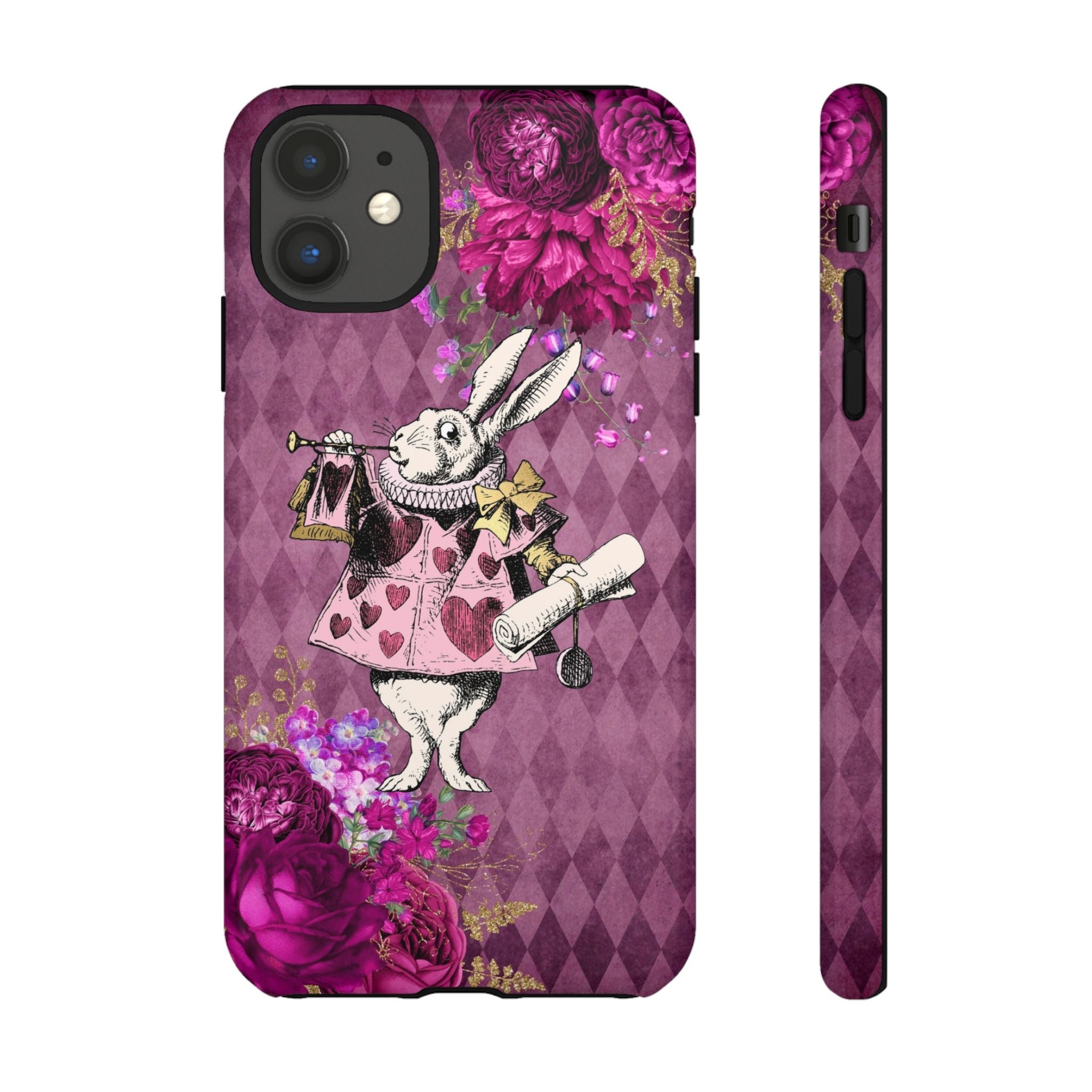 iPhone Case Tough Cases - Alice in Wonderland Gifts White