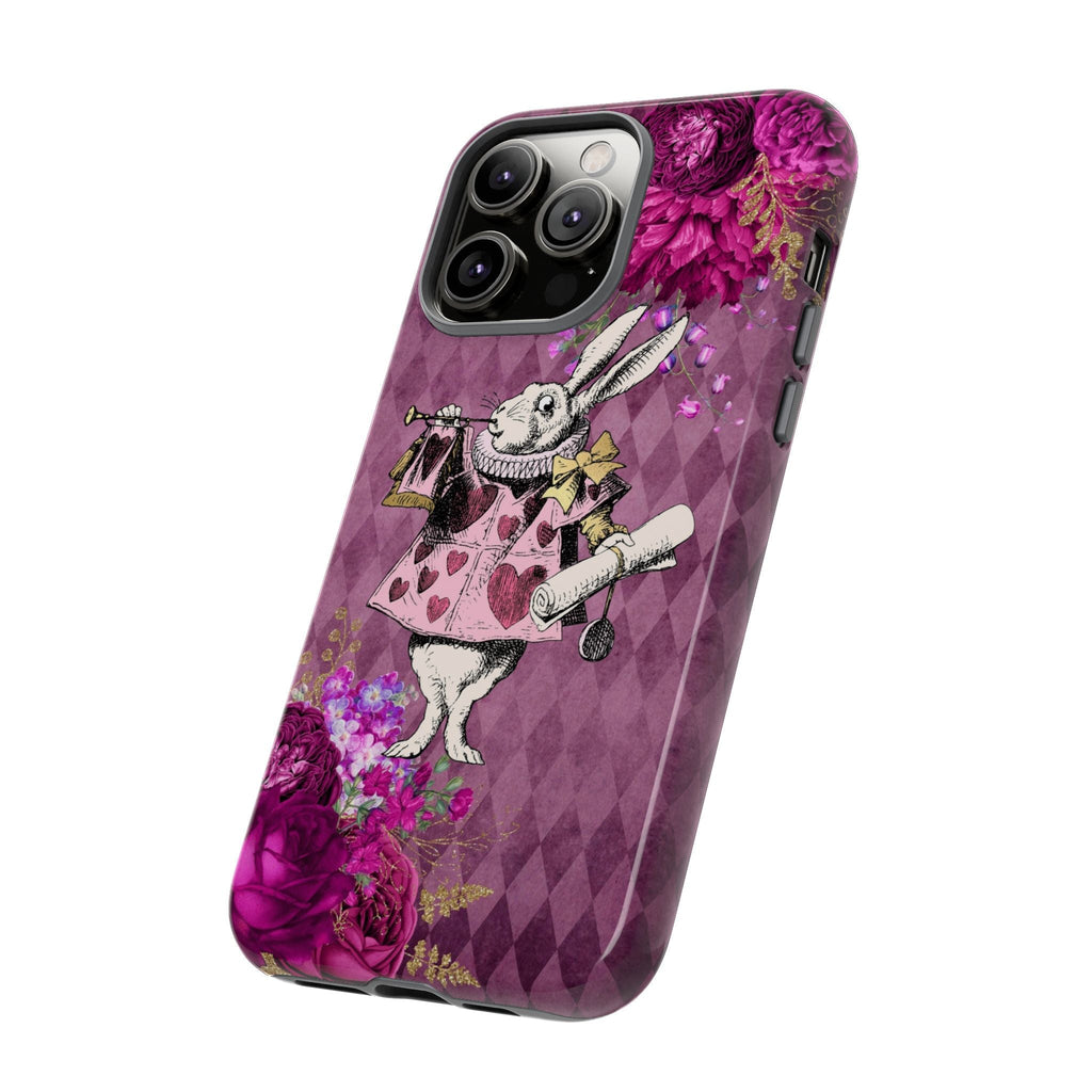 iPhone Case Tough Cases - Alice in Wonderland Gifts White