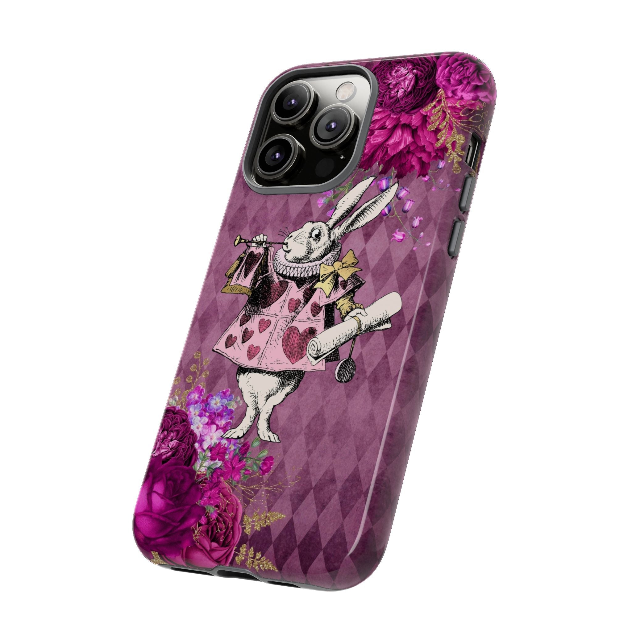 iPhone Case Tough Cases - Alice in Wonderland Gifts White