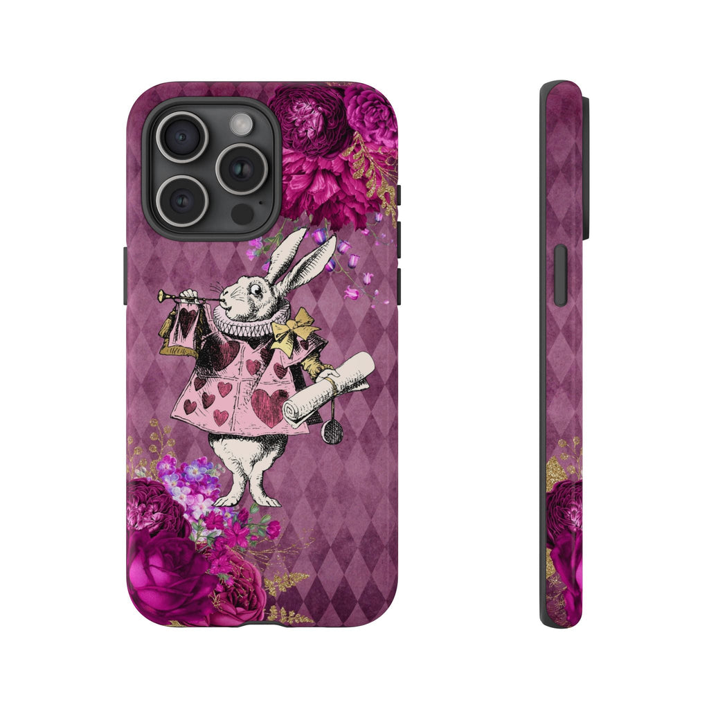 iPhone Case Tough Cases - Alice in Wonderland Gifts White