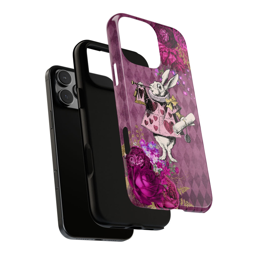 iPhone Case Tough Cases - Alice in Wonderland Gifts White