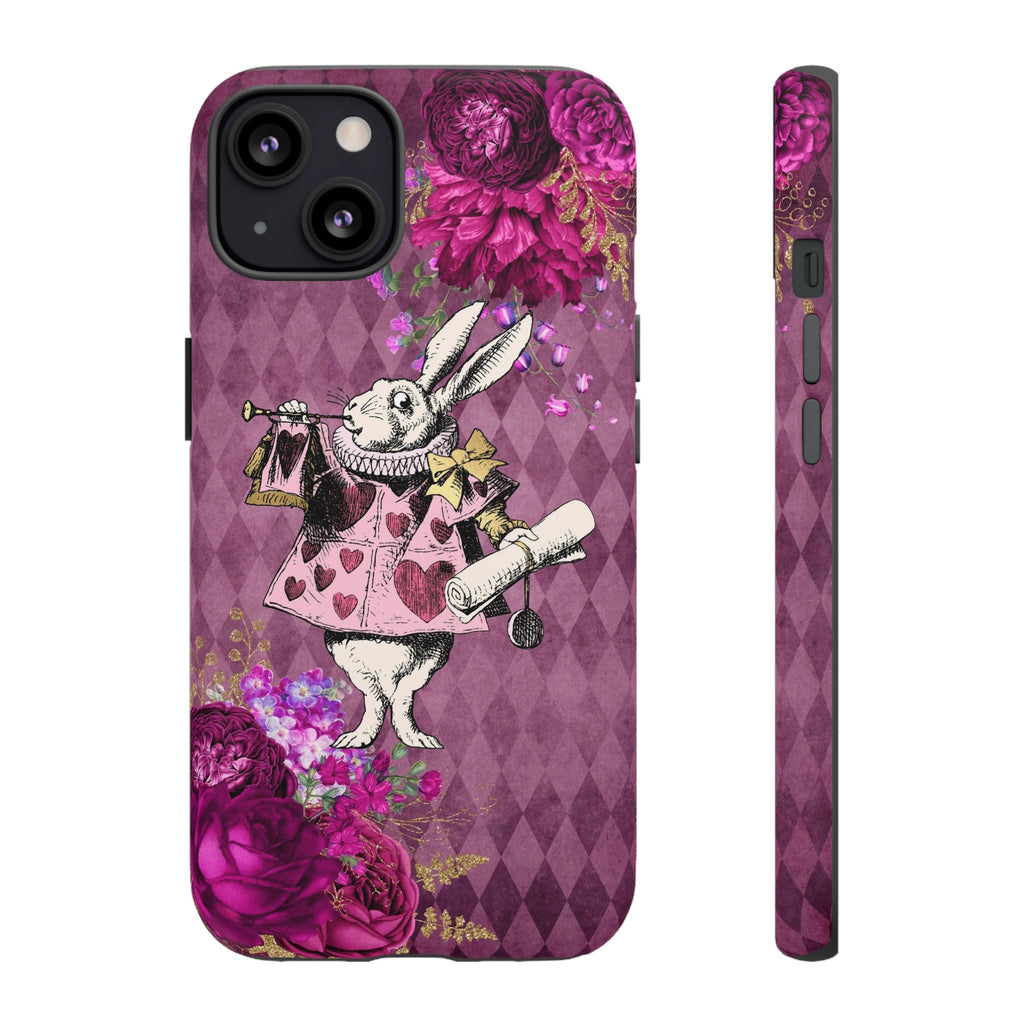 iPhone Case Tough Cases - Alice in Wonderland Gifts White