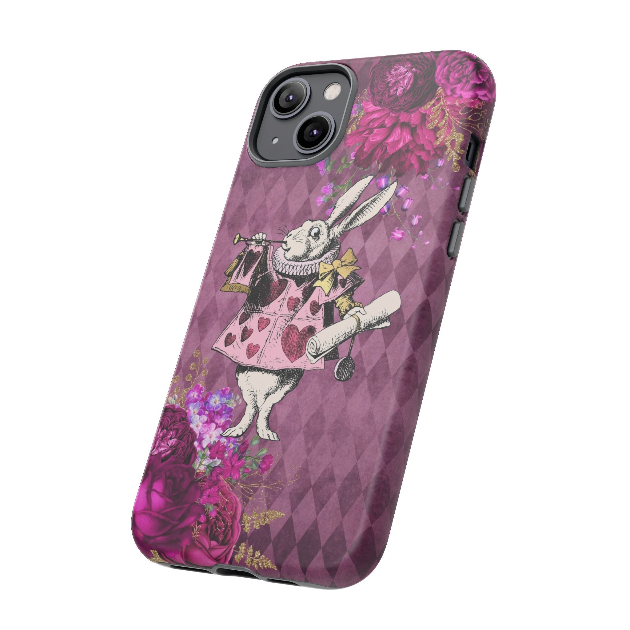 iPhone Case Tough Cases - Alice in Wonderland Gifts White
