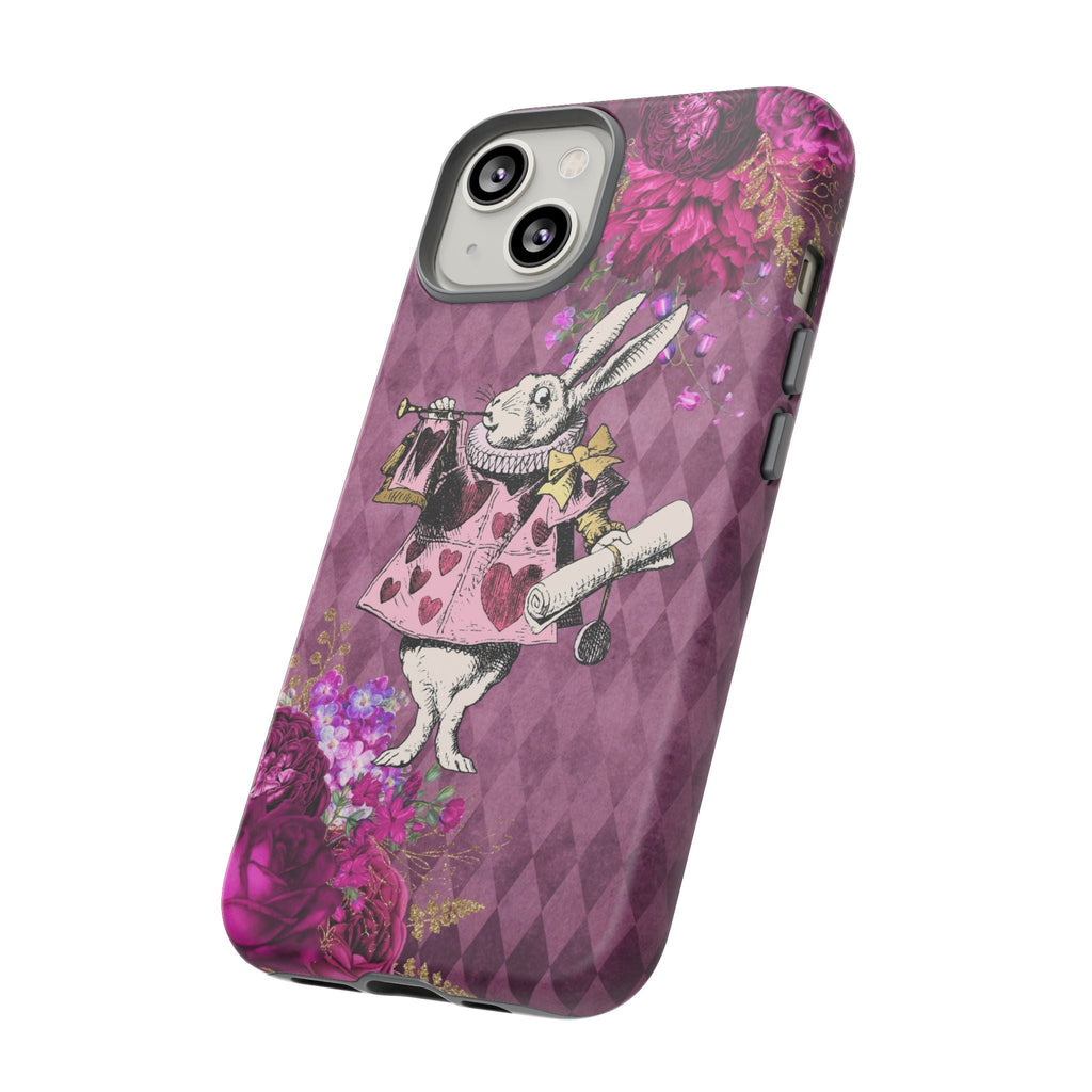 iPhone Case Tough Cases - Alice in Wonderland Gifts White