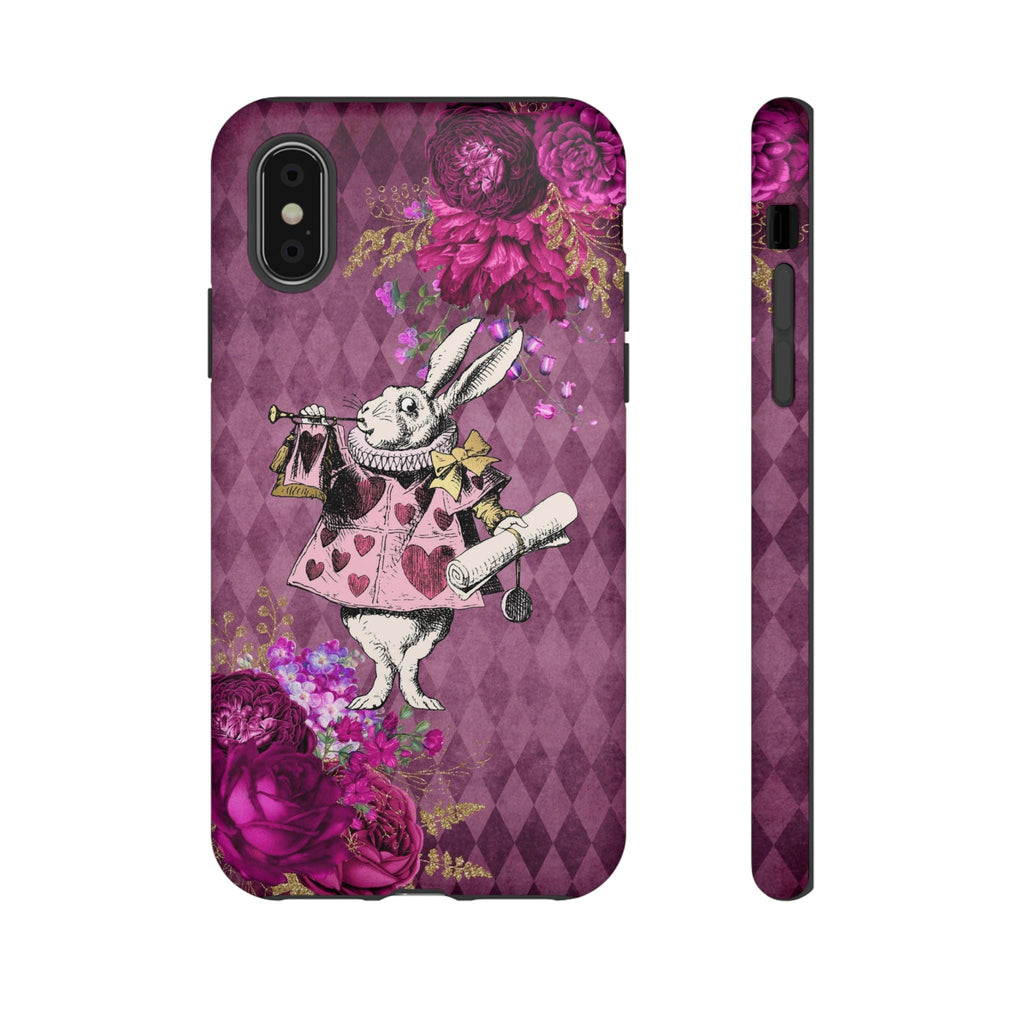 iPhone Case Tough Cases - Alice in Wonderland Gifts White
