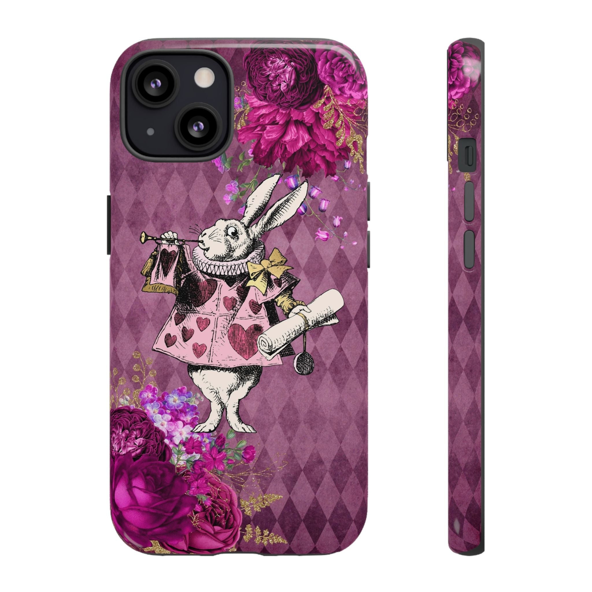 iPhone Case Tough Cases - Alice in Wonderland Gifts White