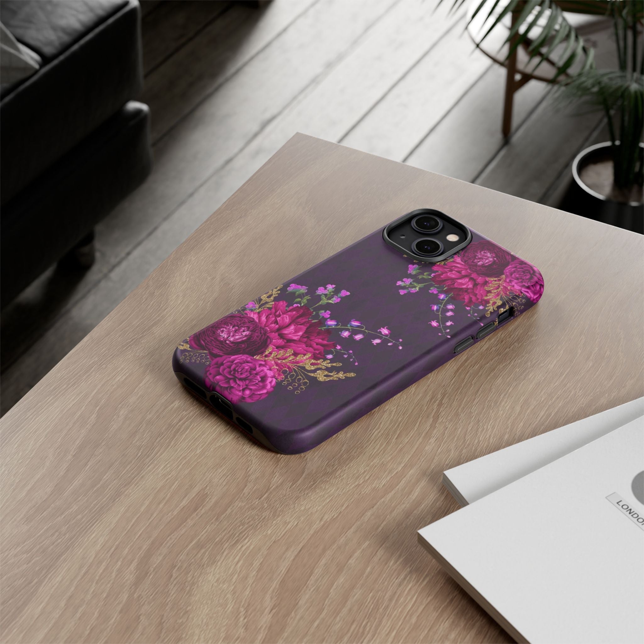 iPhone Case Tough Cases - Beautiful Flowers Mauve | iPhone