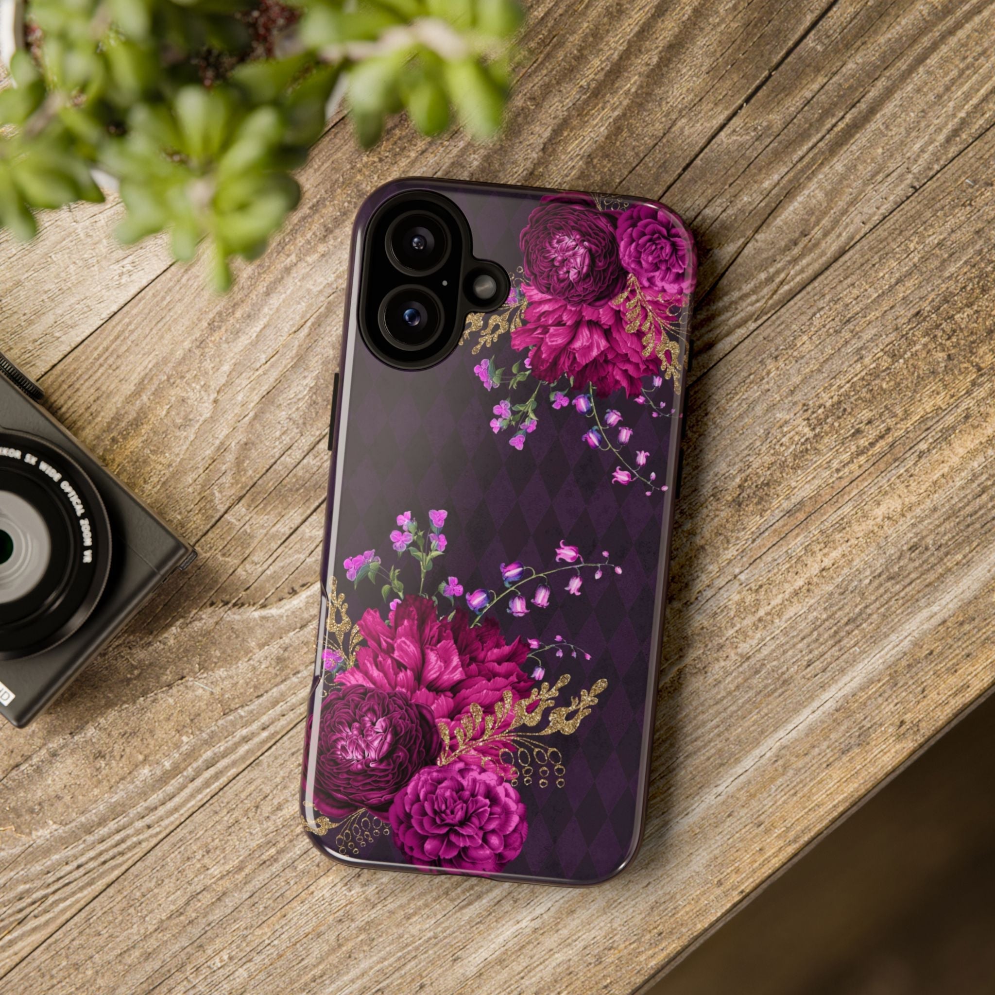 iPhone Case Tough Cases - Beautiful Flowers Mauve | iPhone