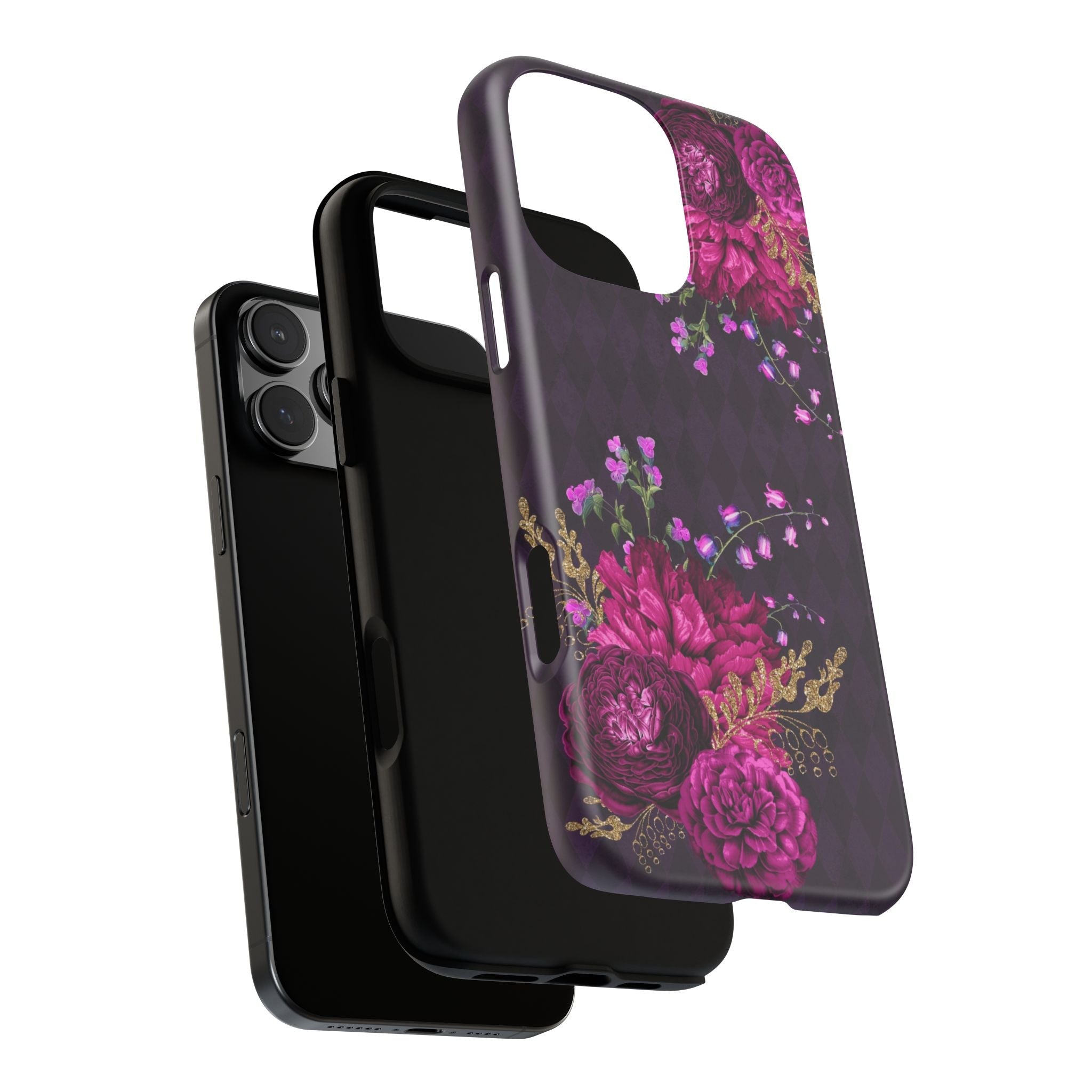 iPhone Case Tough Cases - Beautiful Flowers Mauve | iPhone