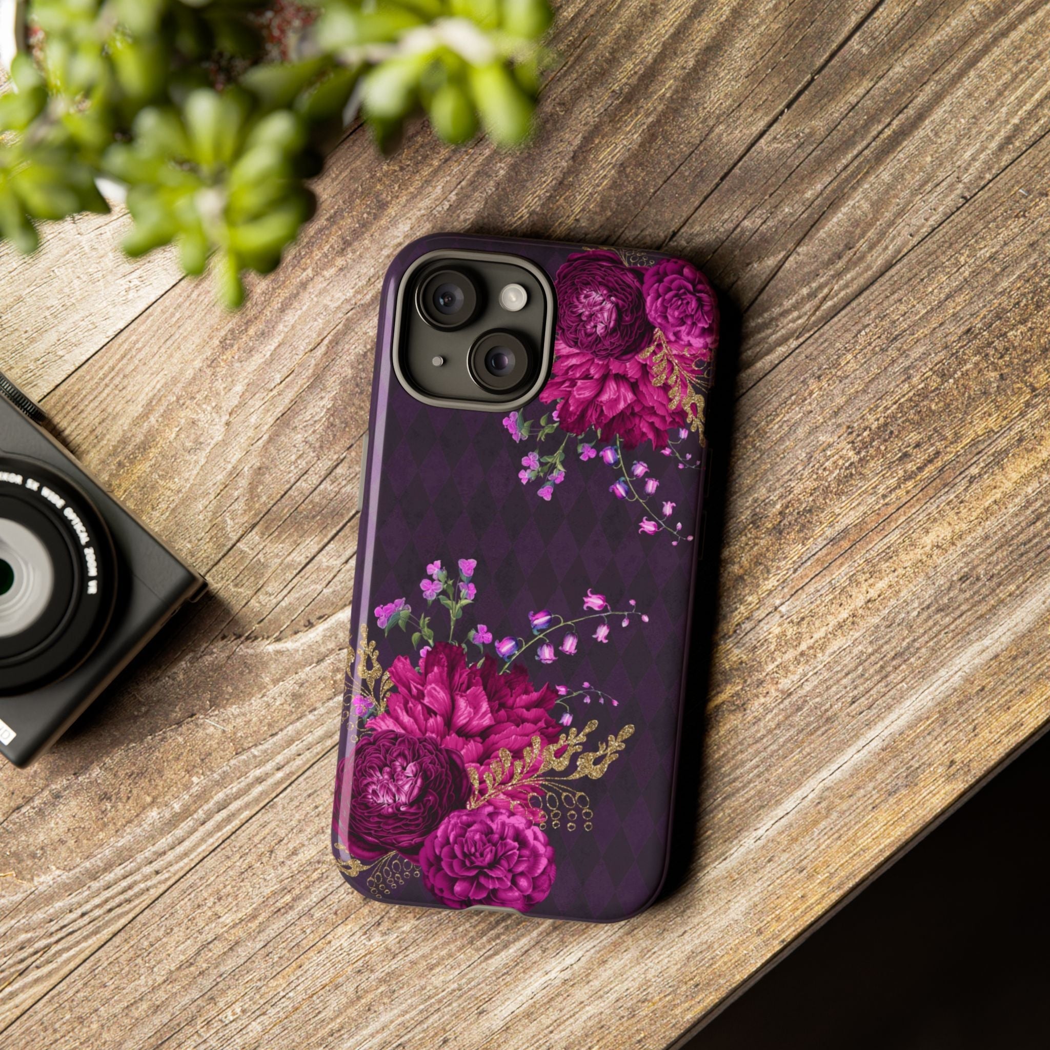 iPhone Case Tough Cases - Beautiful Flowers Mauve | iPhone