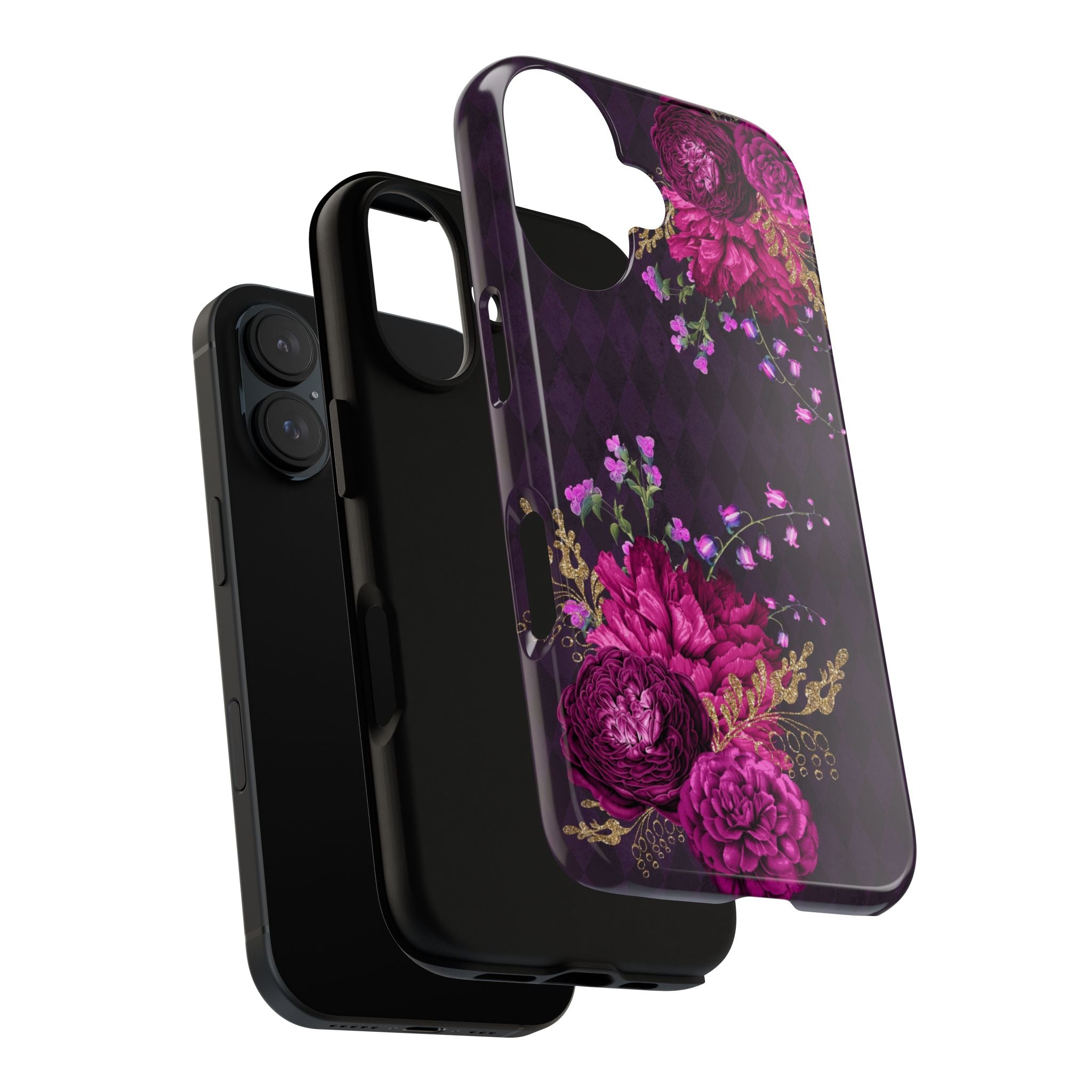 iPhone Case Tough Cases - Beautiful Flowers Mauve | iPhone
