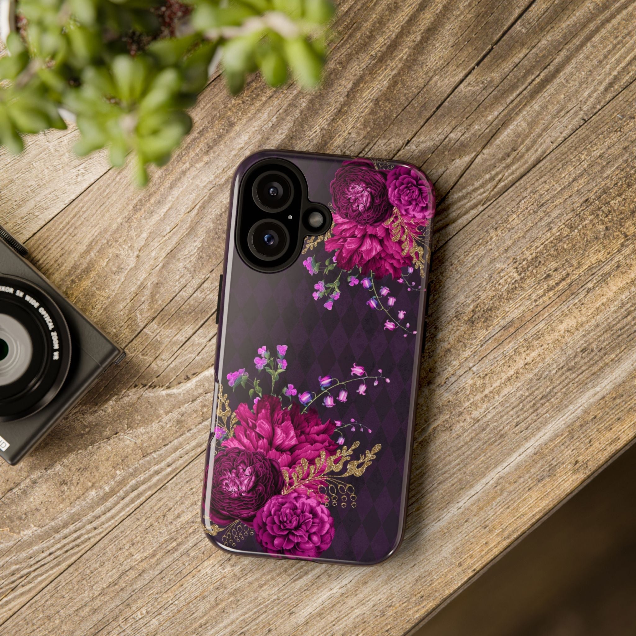 iPhone Case Tough Cases - Beautiful Flowers Mauve | iPhone