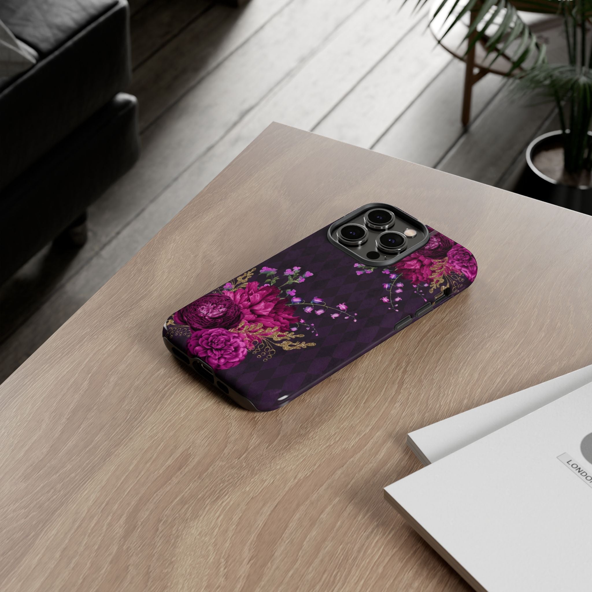 iPhone Case Tough Cases - Beautiful Flowers Mauve | iPhone