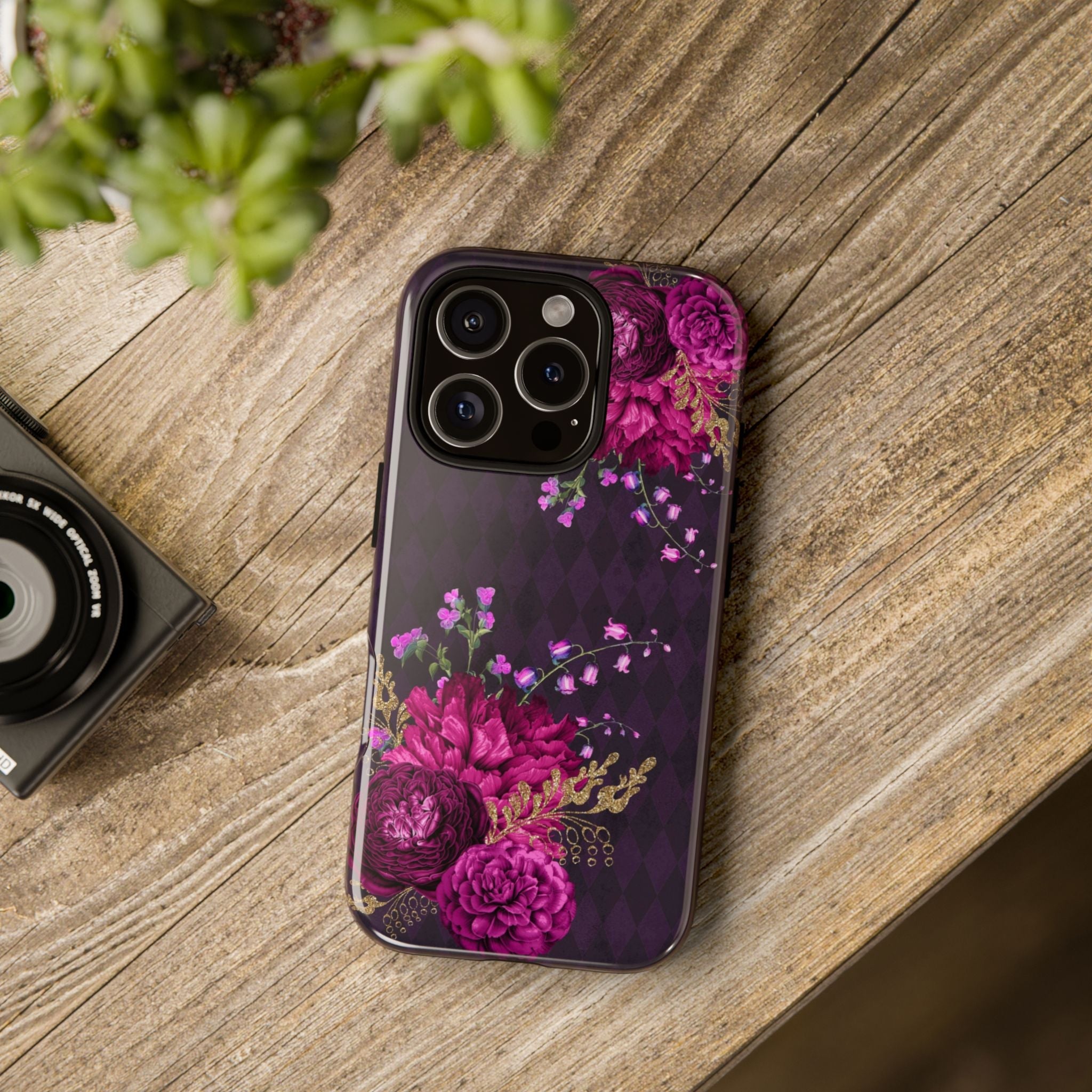 iPhone Case Tough Cases - Beautiful Flowers Mauve | iPhone
