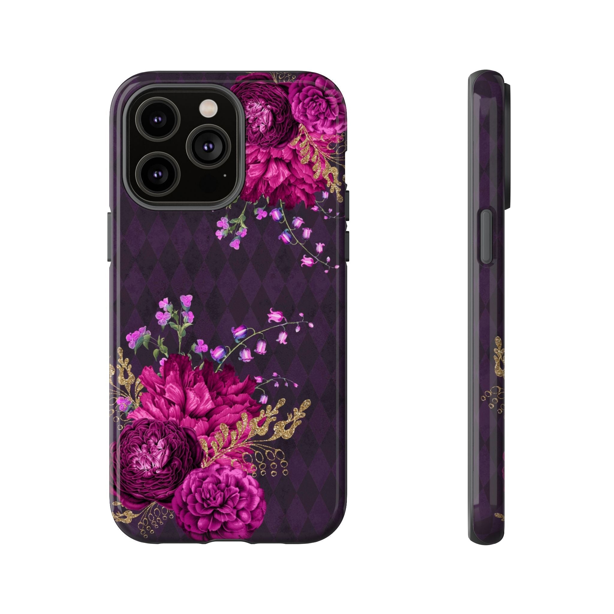 iPhone Case Tough Cases - Beautiful Flowers Mauve | iPhone
