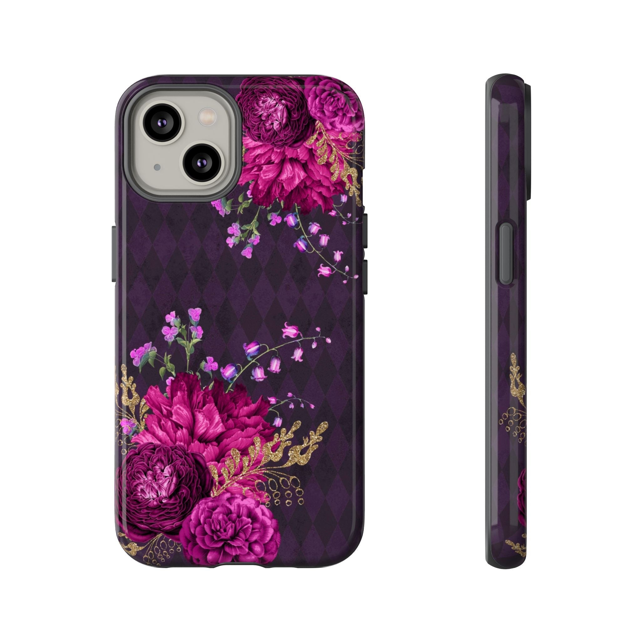 iPhone Case Tough Cases - Beautiful Flowers Mauve | iPhone