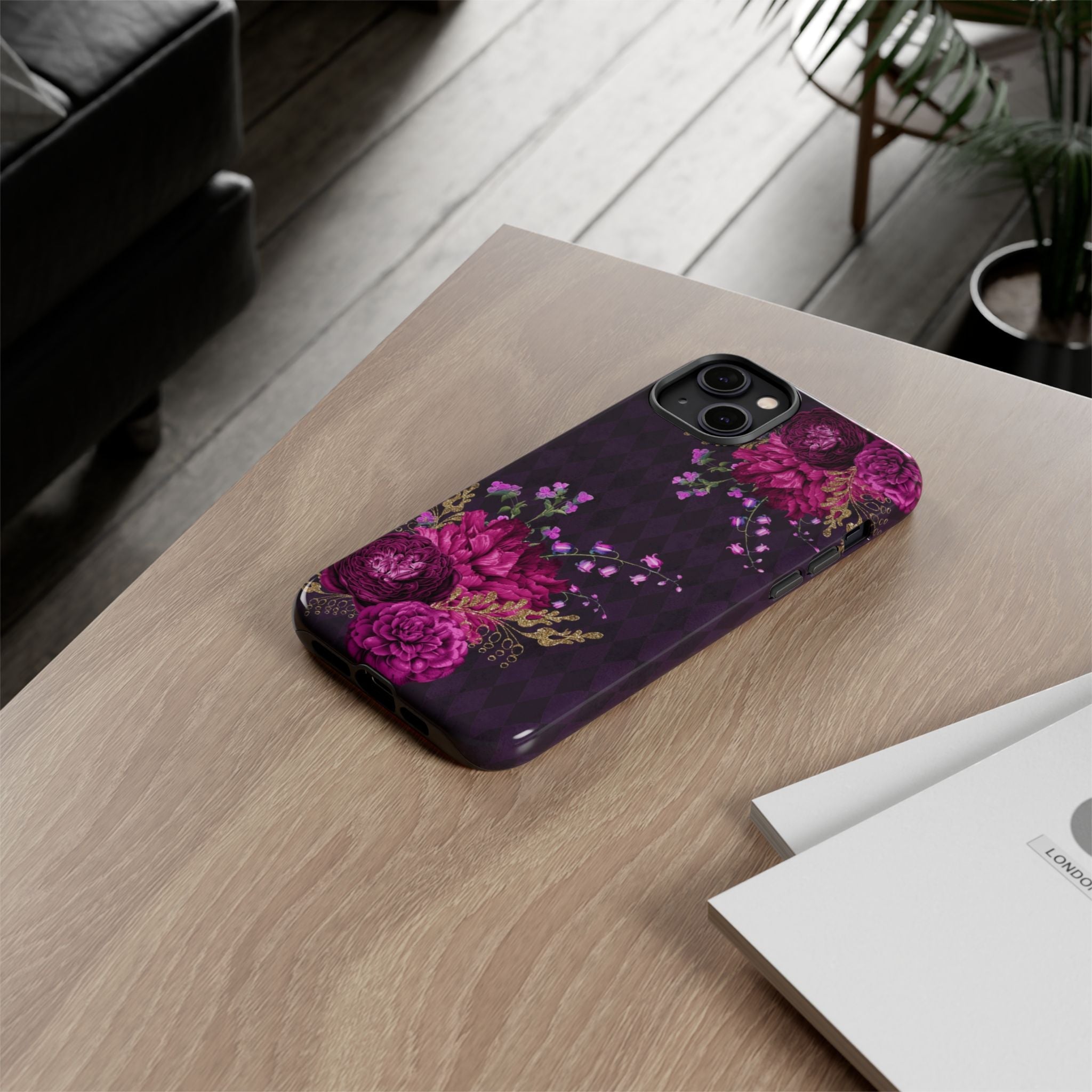 iPhone Case Tough Cases - Beautiful Flowers Mauve | iPhone