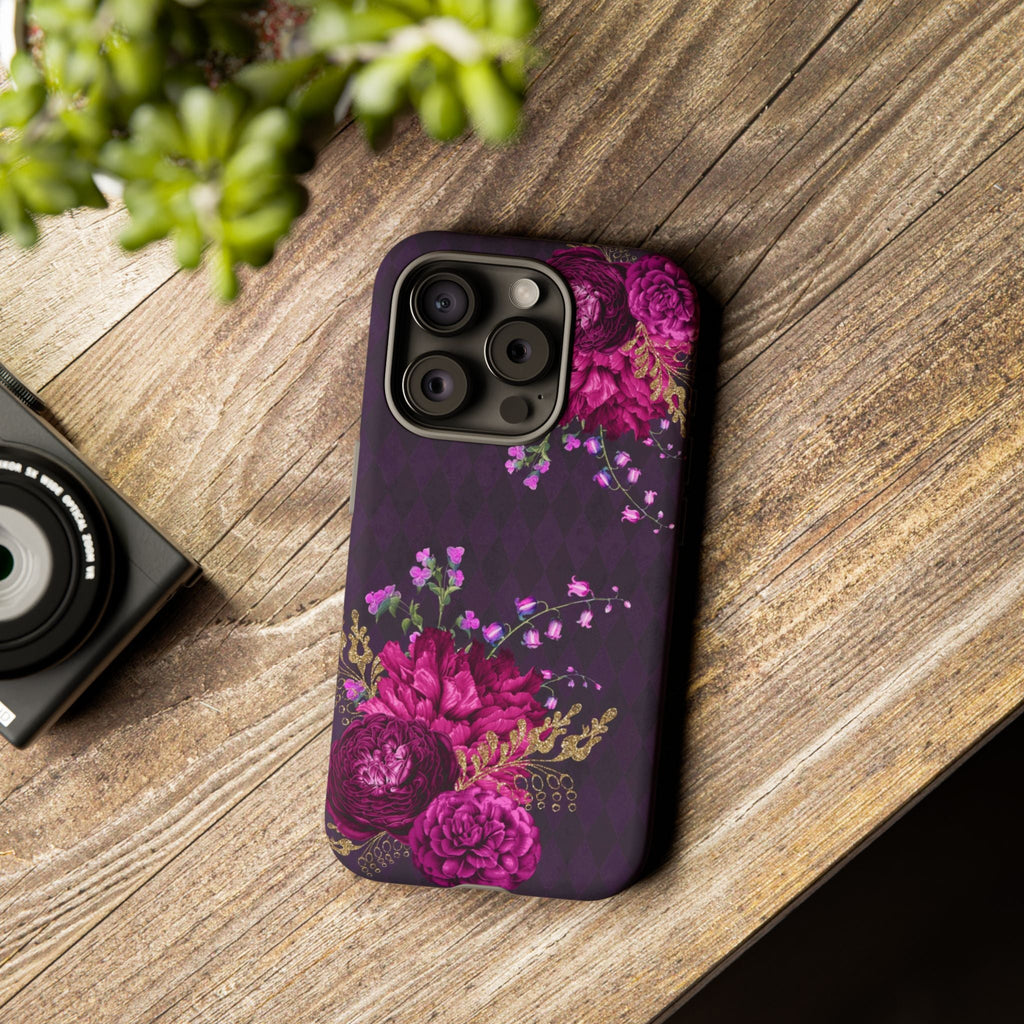 iPhone Case Tough Cases - Beautiful Flowers Mauve | iPhone