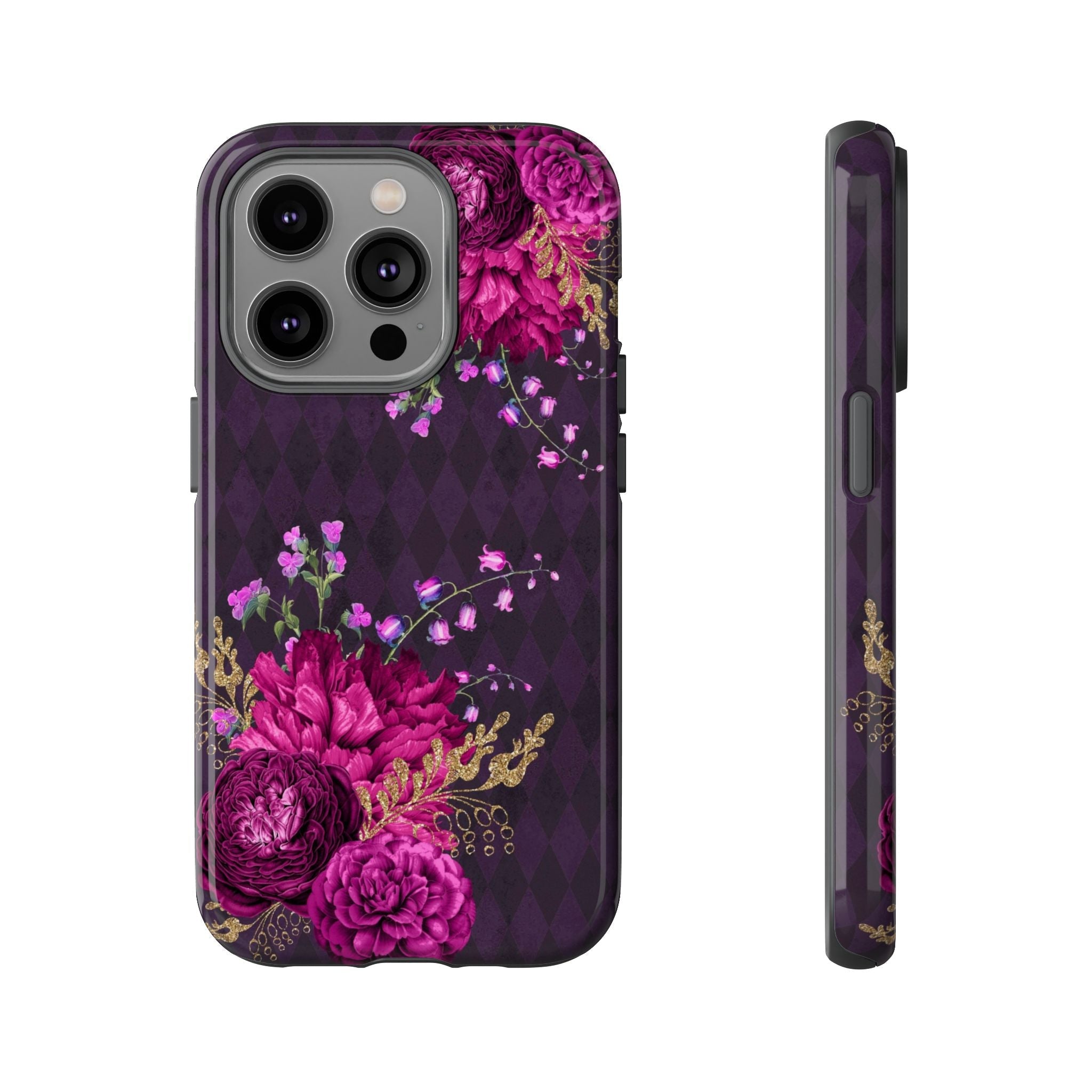iPhone Case Tough Cases - Beautiful Flowers Mauve | iPhone