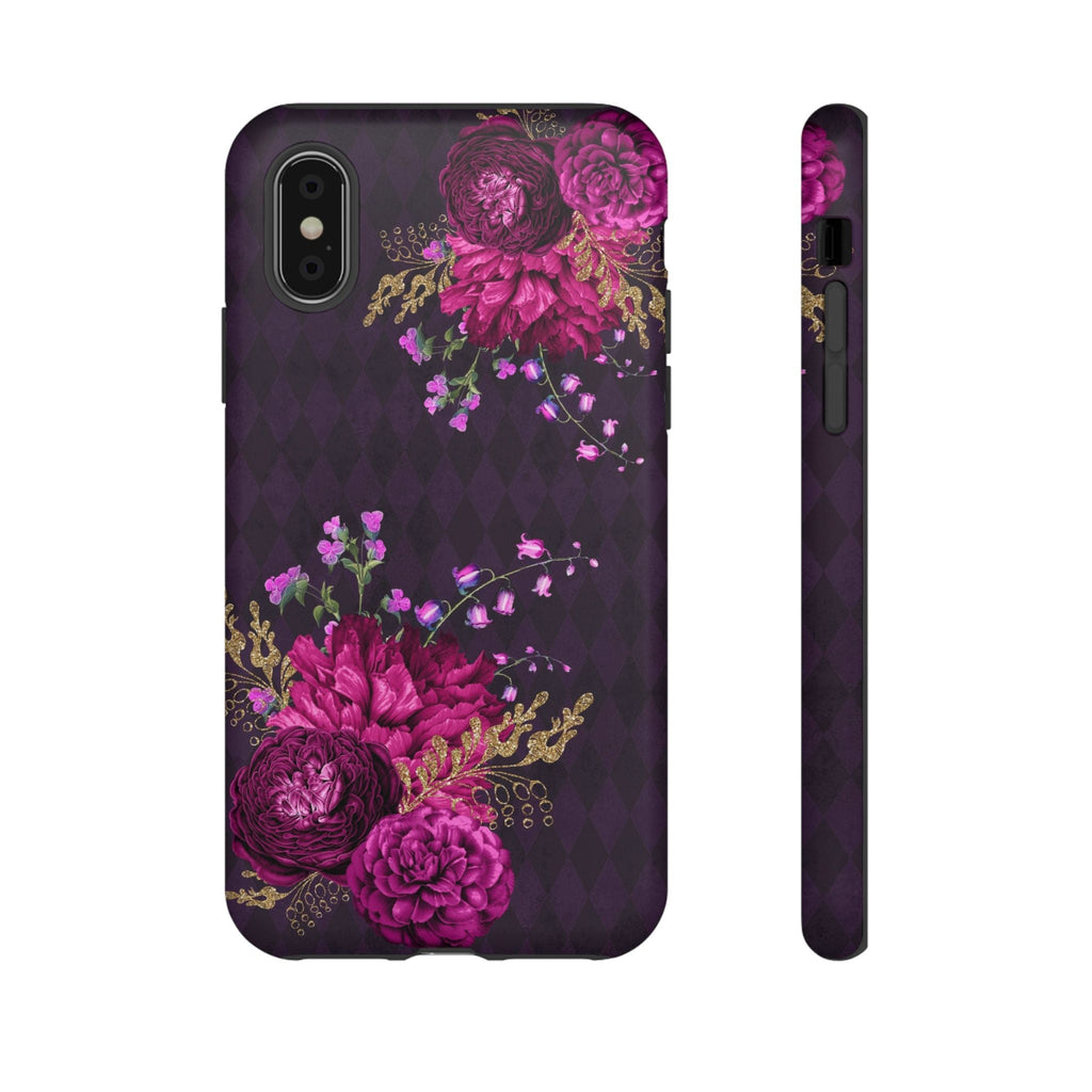 iPhone Case Tough Cases - Beautiful Flowers Mauve | iPhone