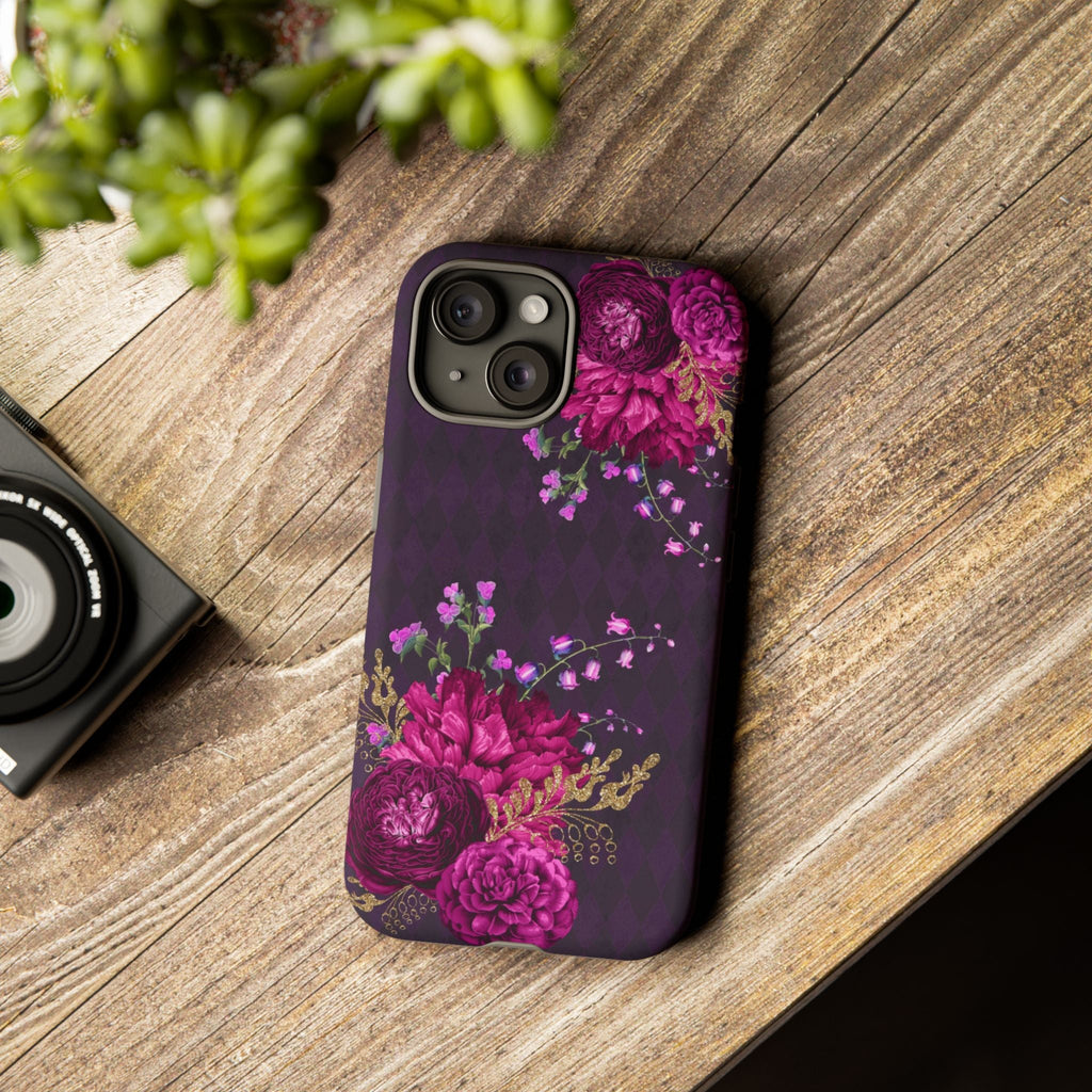 iPhone Case Tough Cases - Beautiful Flowers Mauve | iPhone