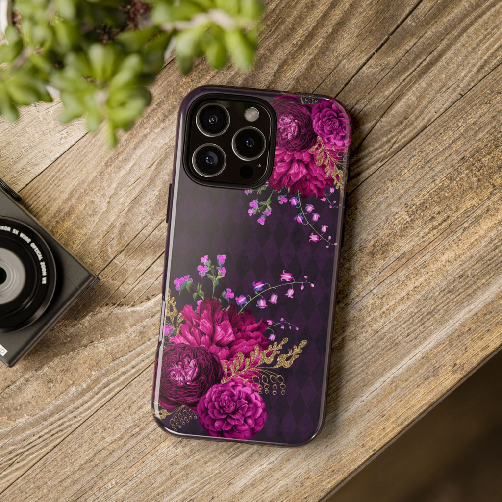 iPhone Case Tough Cases - Beautiful Flowers Mauve | iPhone