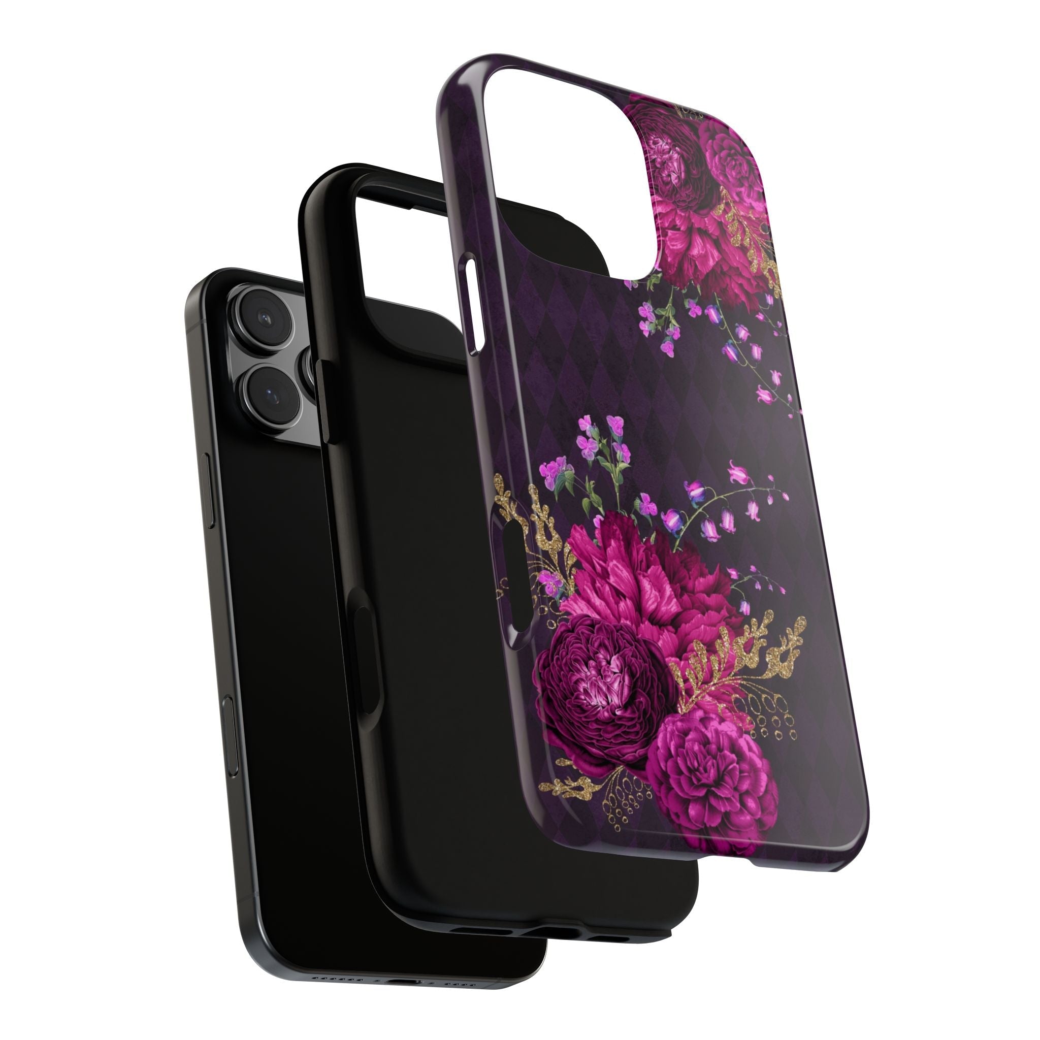 iPhone Case Tough Cases - Beautiful Flowers Mauve | iPhone