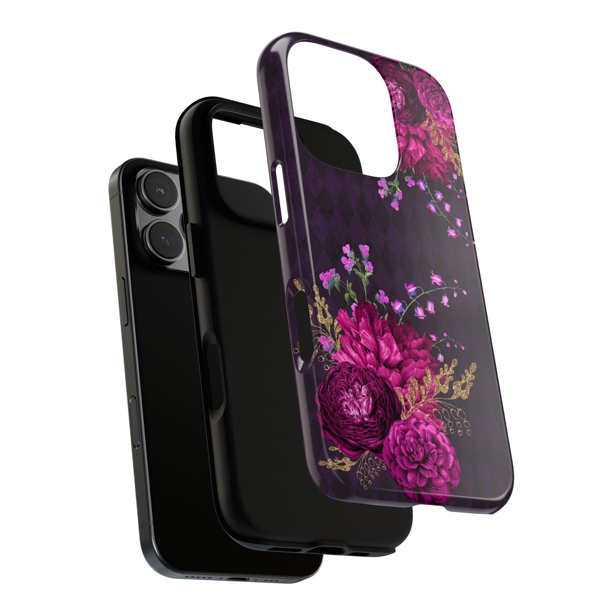 iPhone Case Tough Cases - Beautiful Flowers Mauve | iPhone