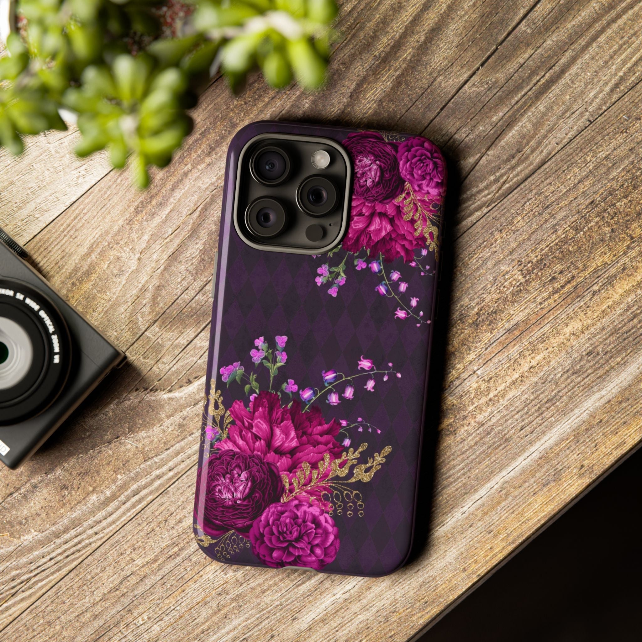 iPhone Case Tough Cases - Beautiful Flowers Mauve | iPhone