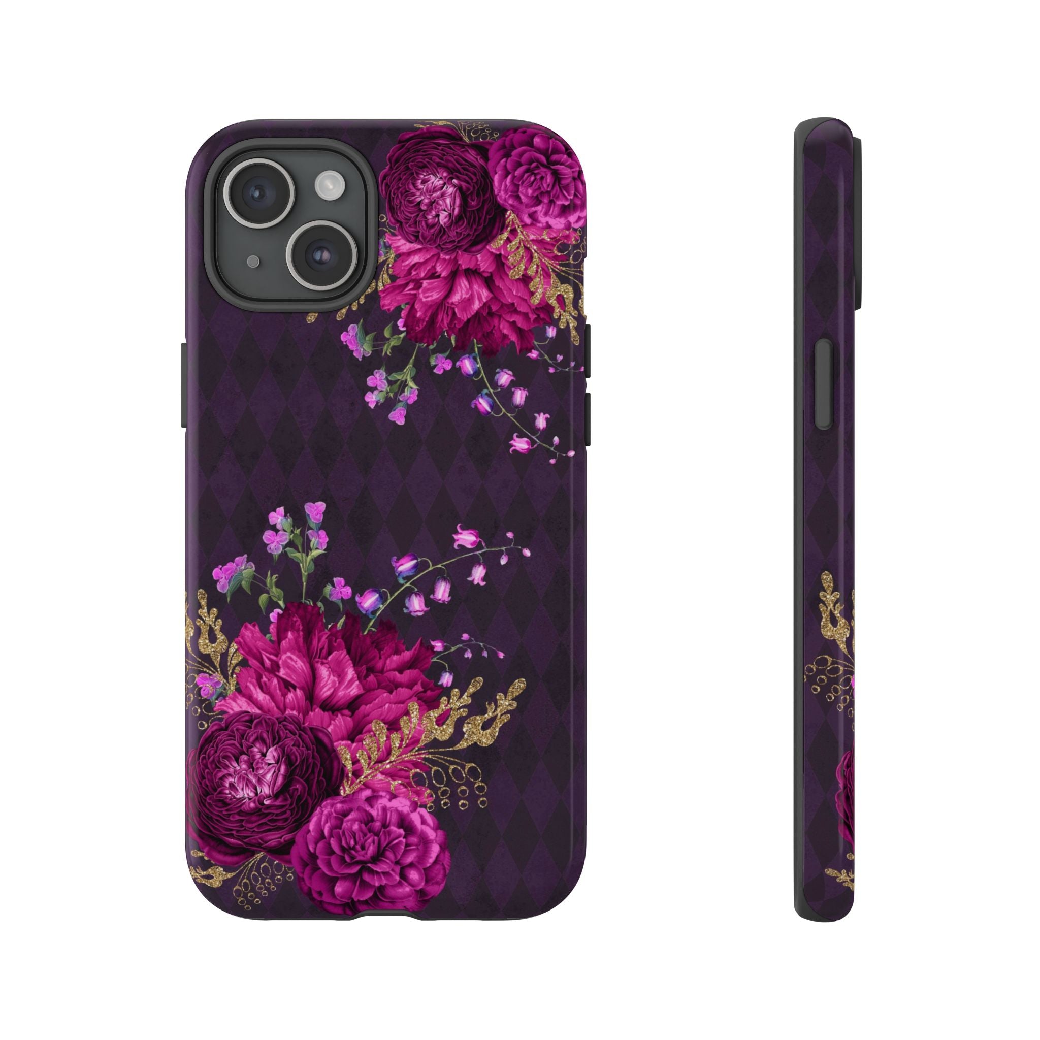 iPhone Case Tough Cases - Beautiful Flowers Mauve | iPhone