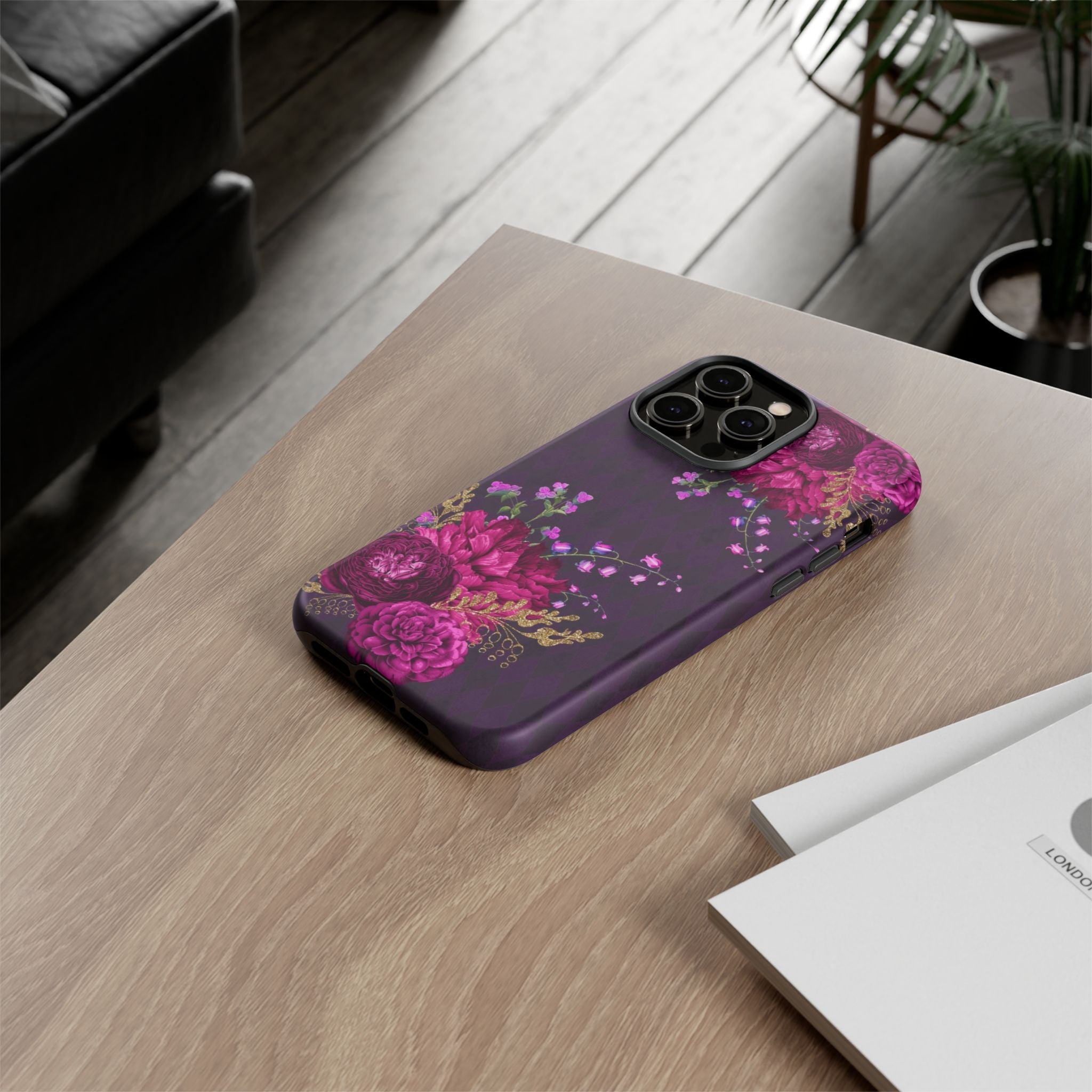 iPhone Case Tough Cases - Beautiful Flowers Mauve | iPhone