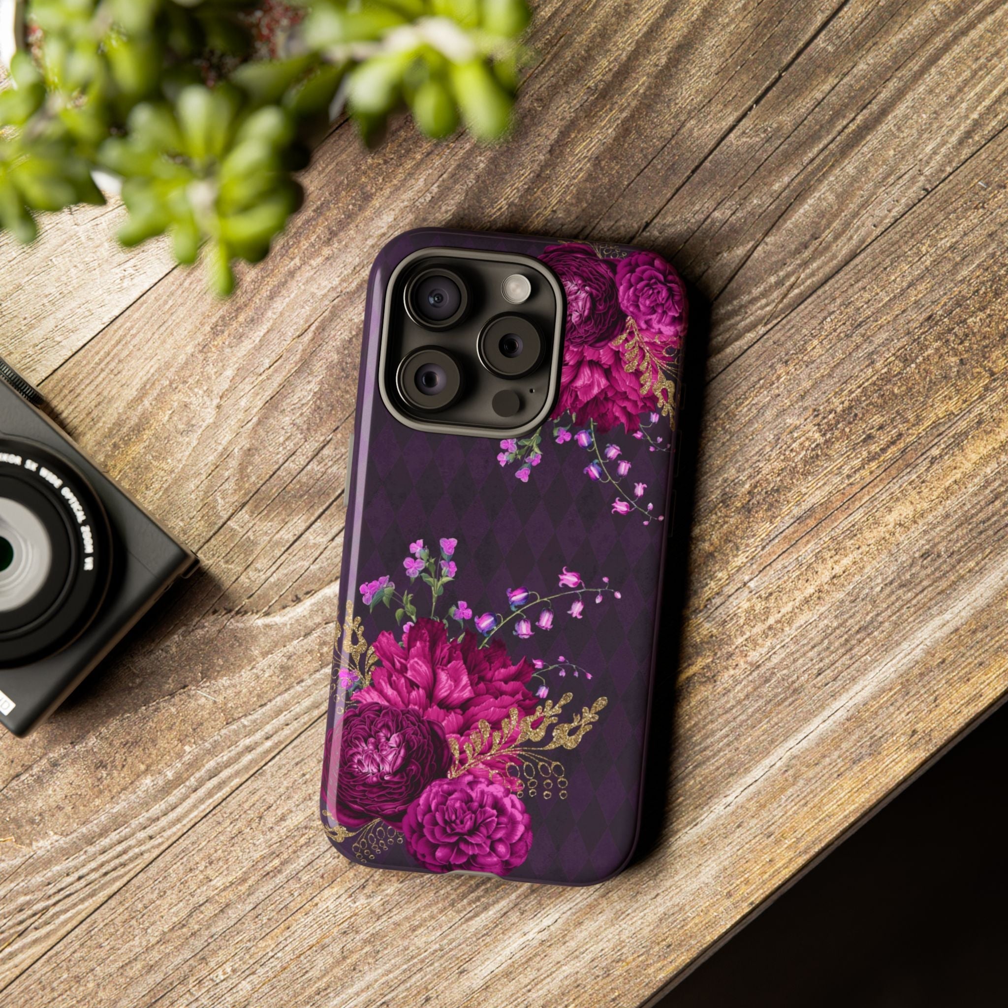 iPhone Case Tough Cases - Beautiful Flowers Mauve | iPhone