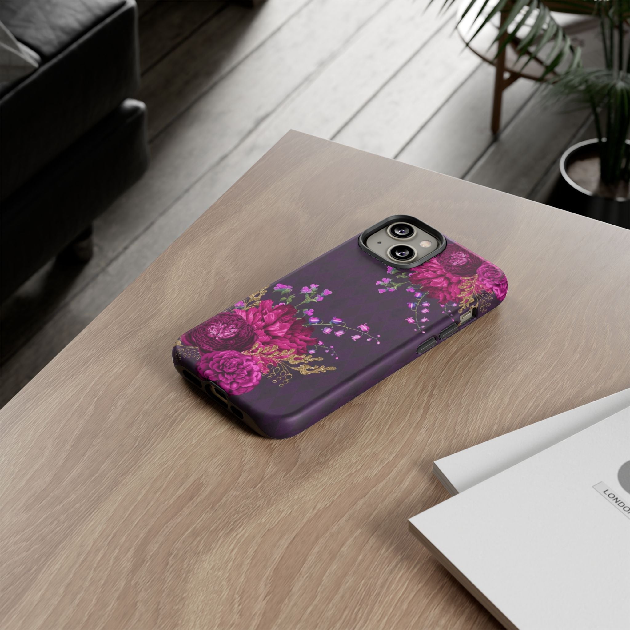 iPhone Case Tough Cases - Beautiful Flowers Mauve | iPhone