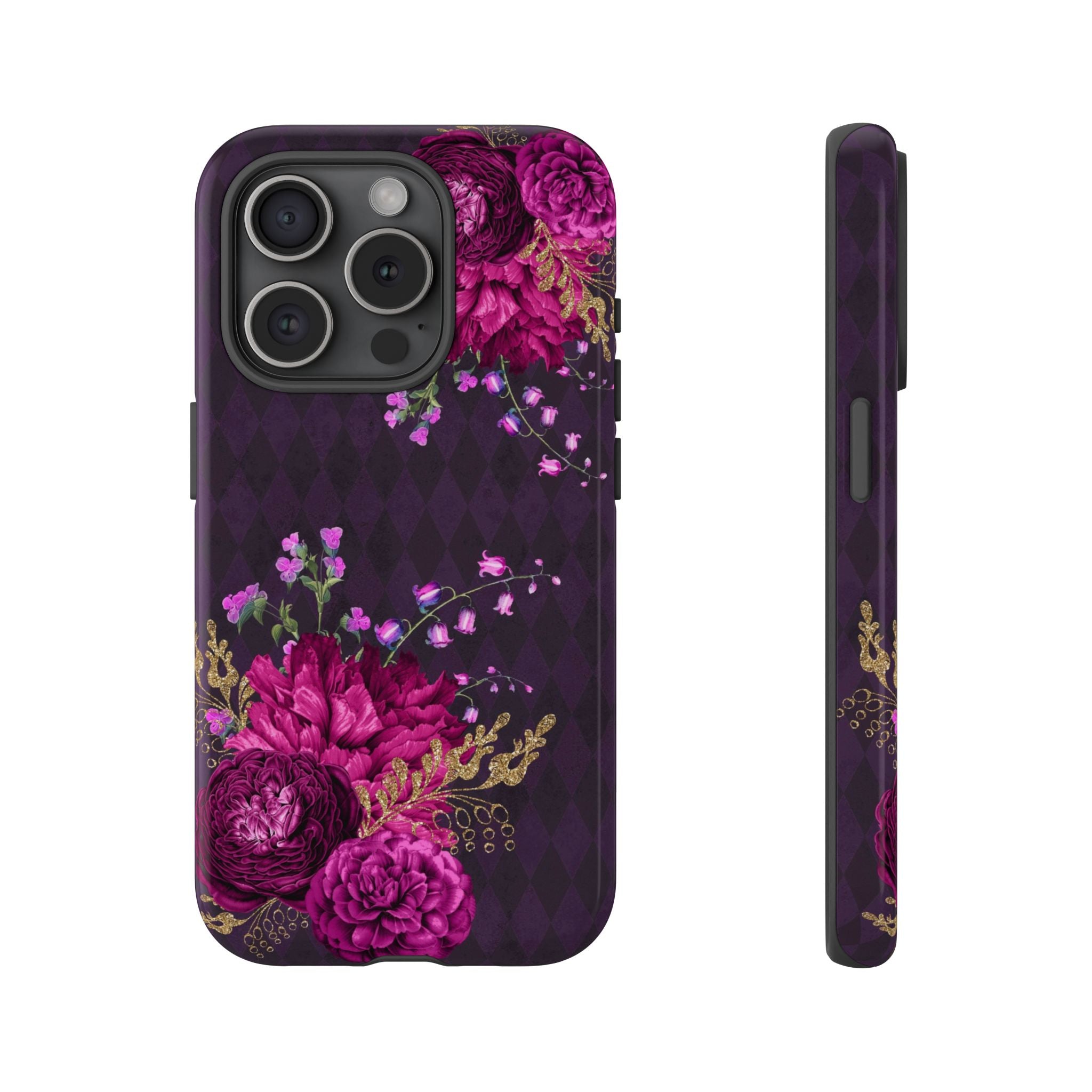 iPhone Case Tough Cases - Beautiful Flowers Mauve | iPhone