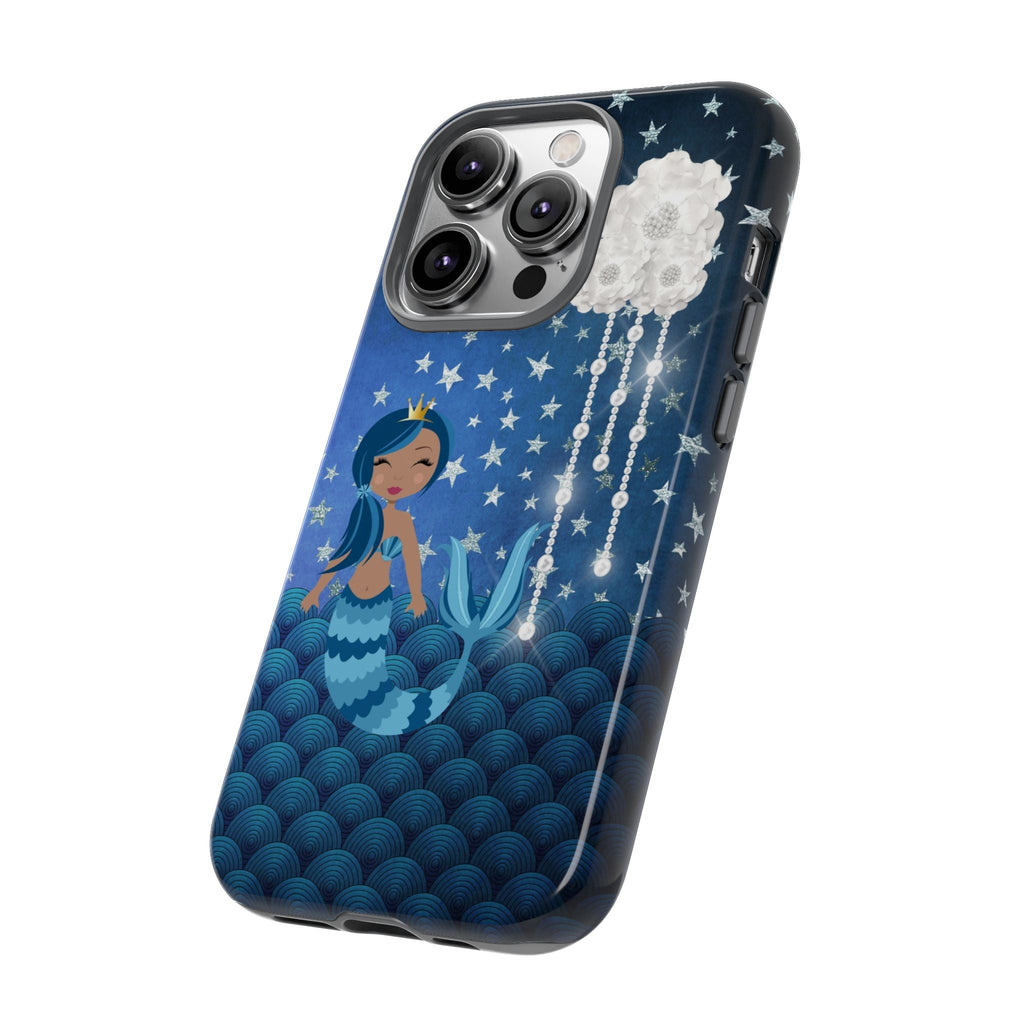 iPhone Case Tough Cases - Celestial Stars #102 Mermaid