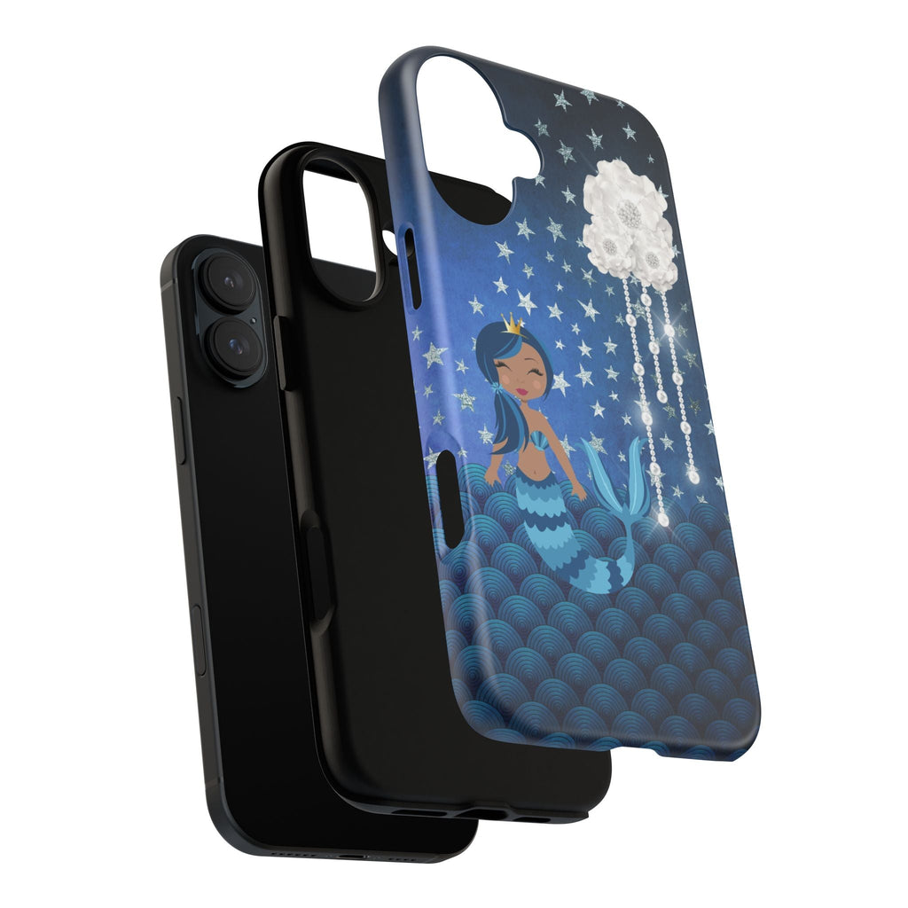 iPhone Case Tough Cases - Celestial Stars #102 Mermaid
