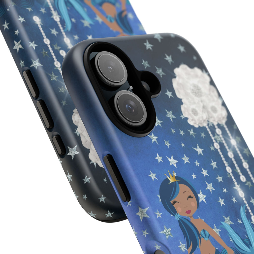 iPhone Case Tough Cases - Celestial Stars #102 Mermaid