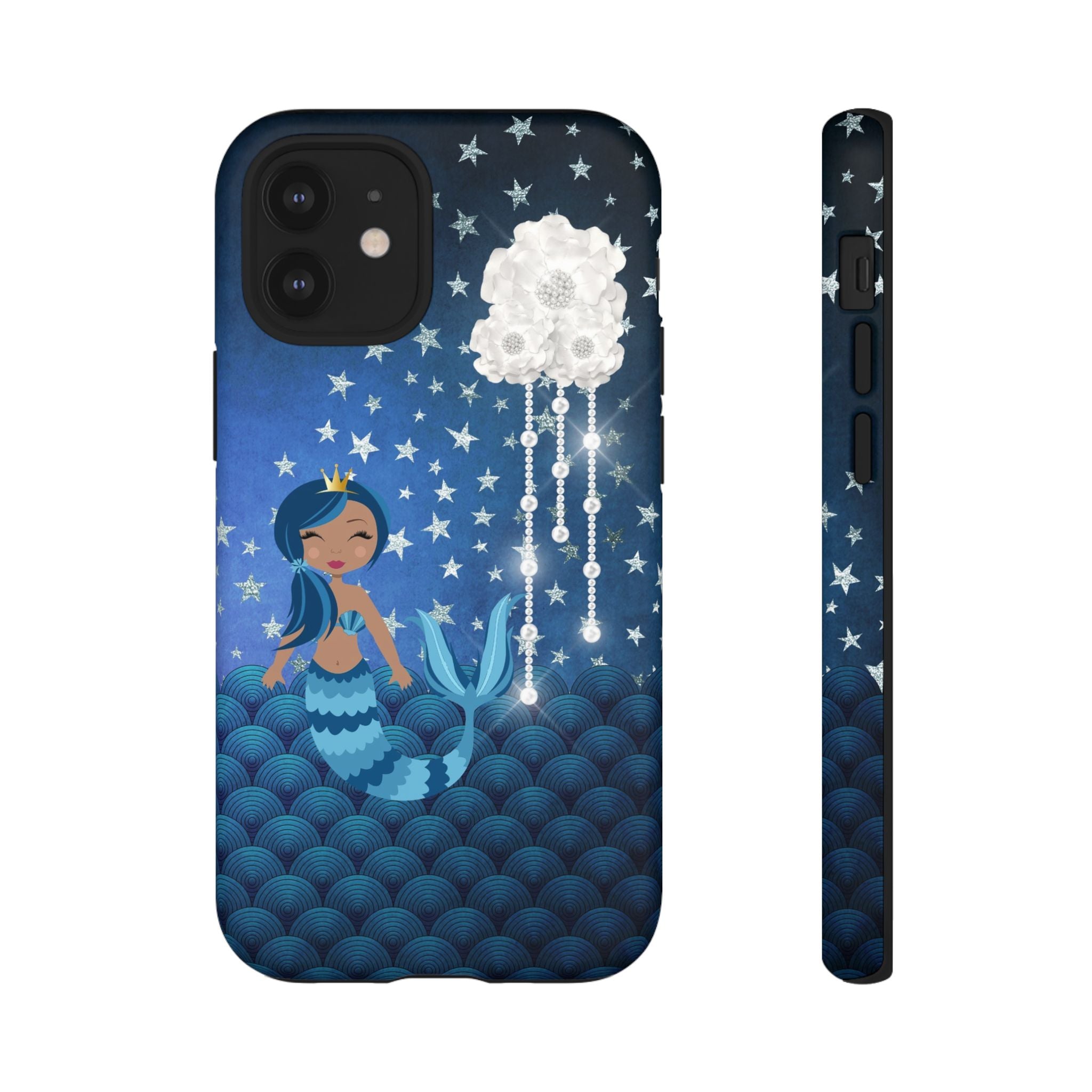 iPhone Case Tough Cases - Celestial Stars #102 Mermaid