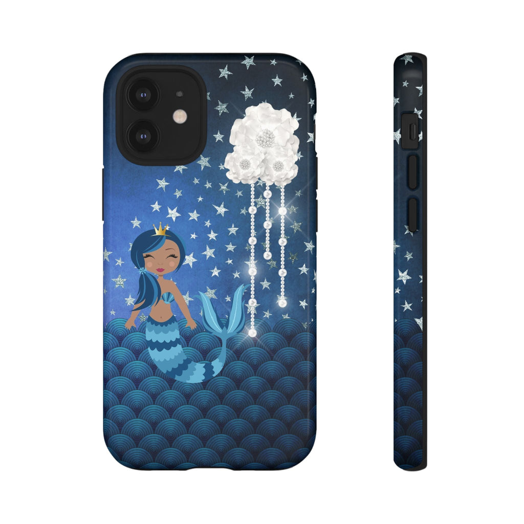 iPhone Case Tough Cases - Celestial Stars #102 Mermaid