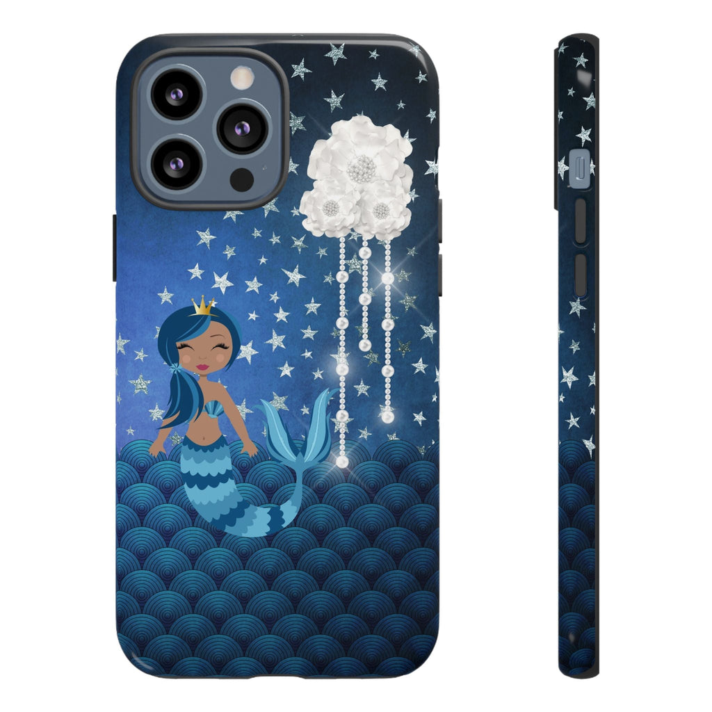 iPhone Case Tough Cases - Celestial Stars #102 Mermaid