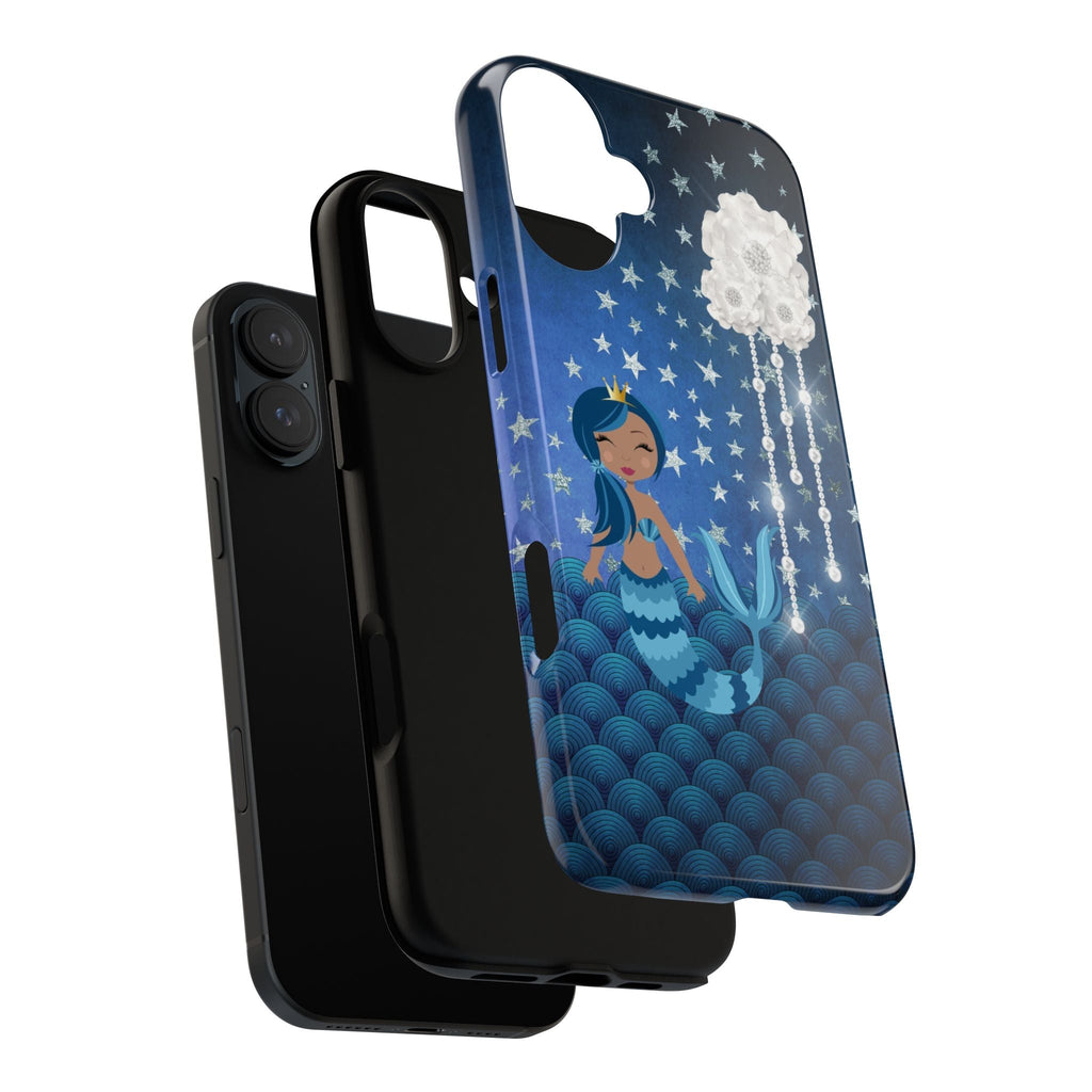 iPhone Case Tough Cases - Celestial Stars #102 Mermaid