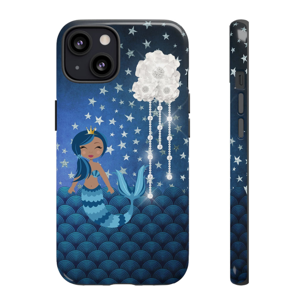 iPhone Case Tough Cases - Celestial Stars #102 Mermaid
