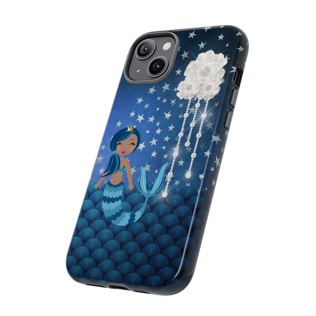 iPhone Case Tough Cases - Celestial Stars #102 Mermaid
