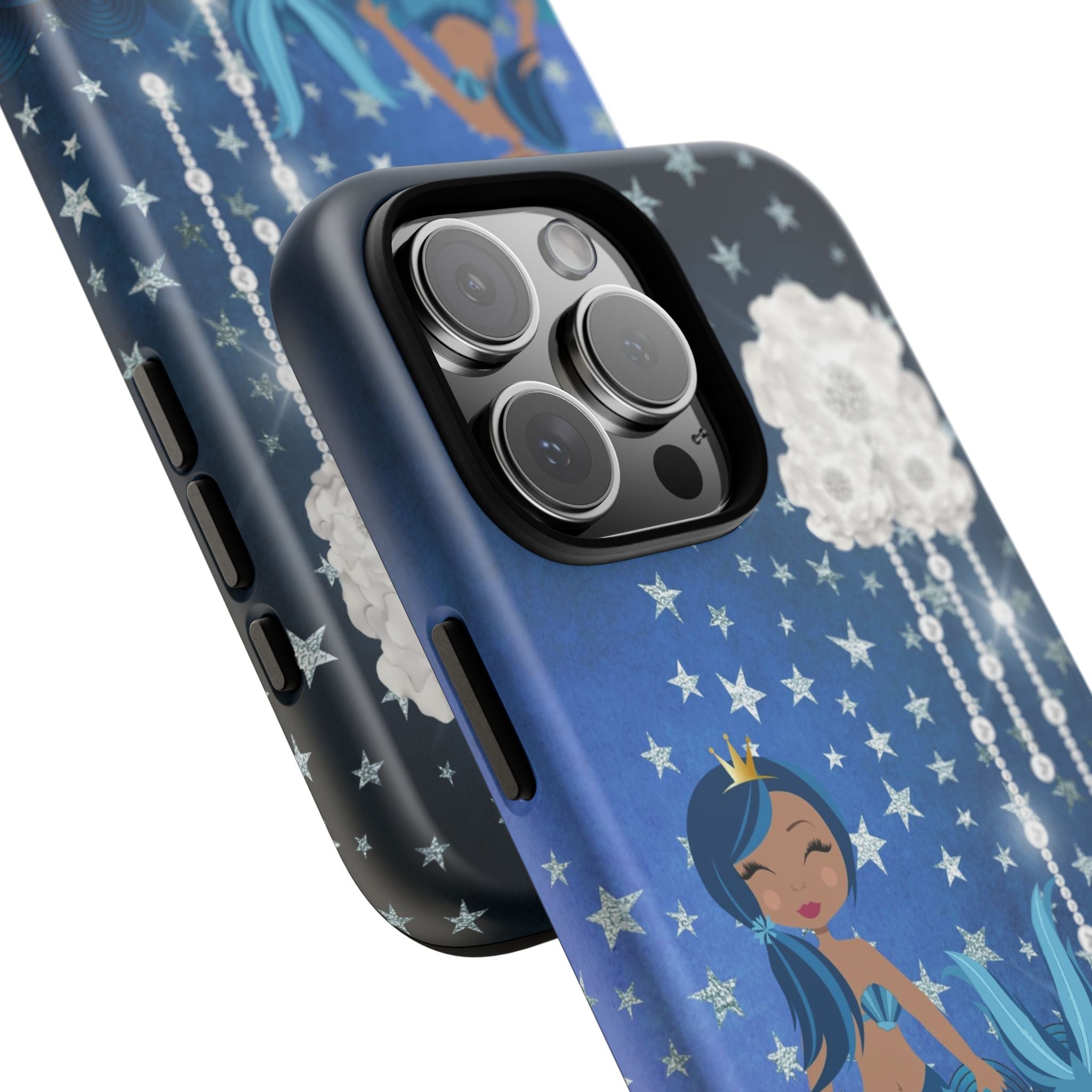 iPhone Case Tough Cases - Celestial Stars #102 Mermaid