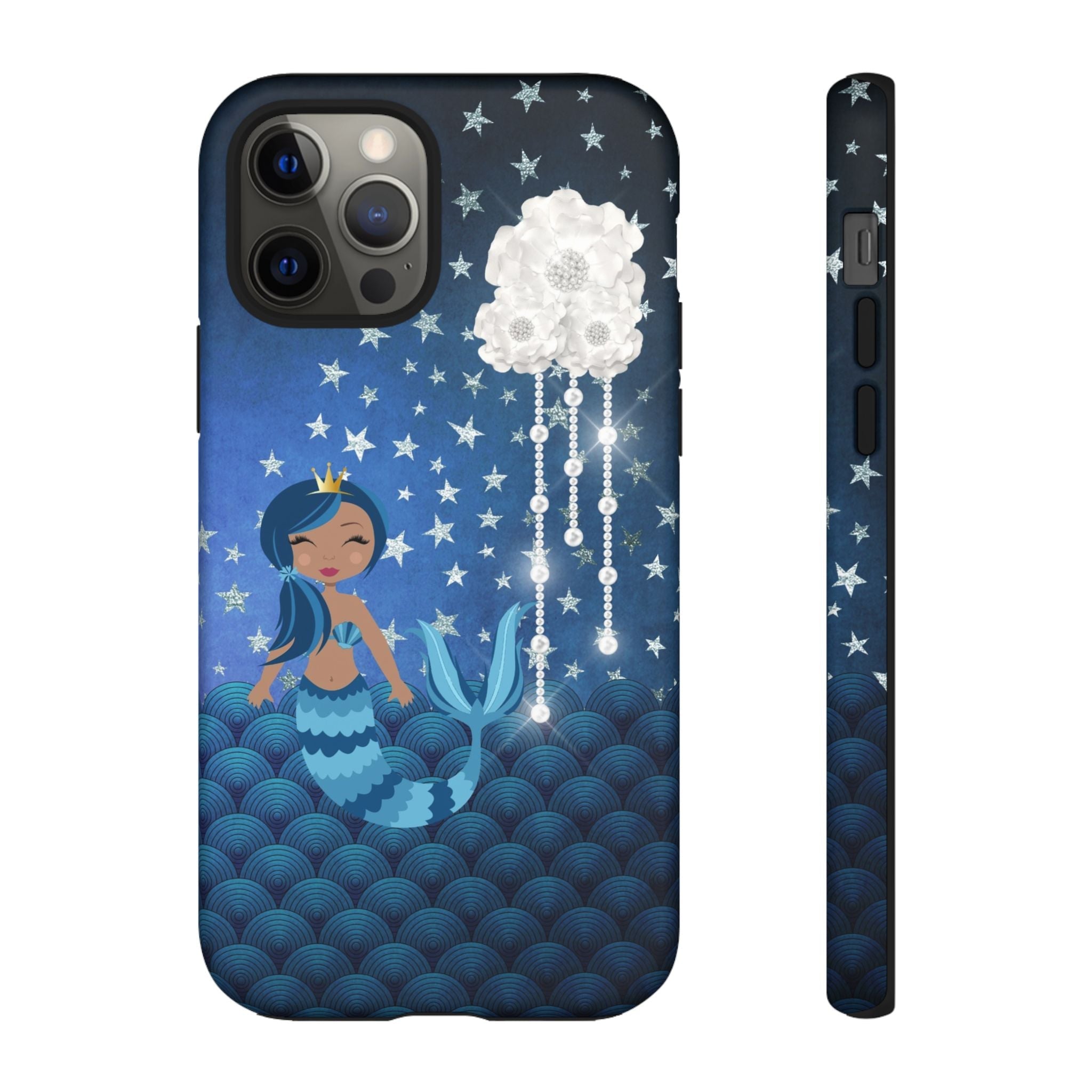 iPhone Case Tough Cases - Celestial Stars #102 Mermaid