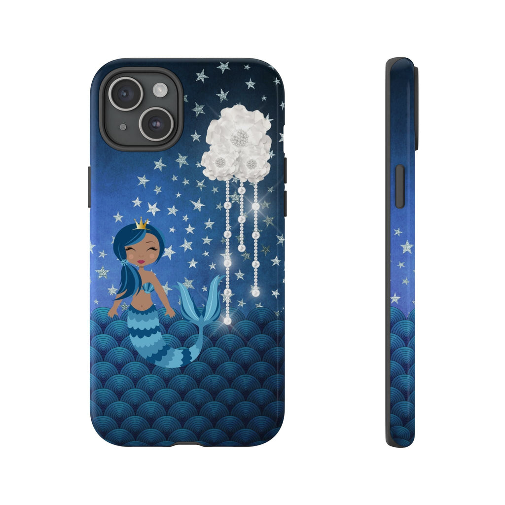 iPhone Case Tough Cases - Celestial Stars #102 Mermaid
