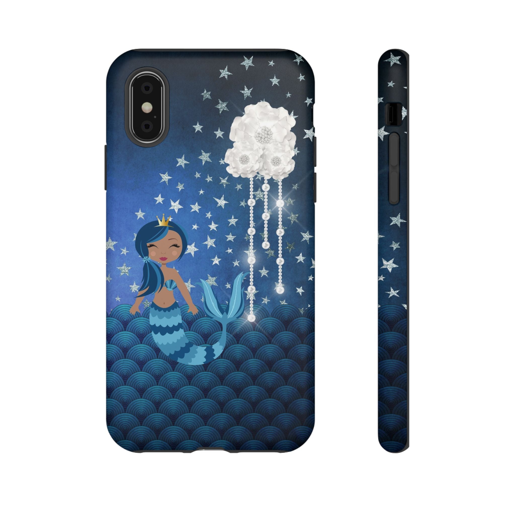 iPhone Case Tough Cases - Celestial Stars #102 Mermaid