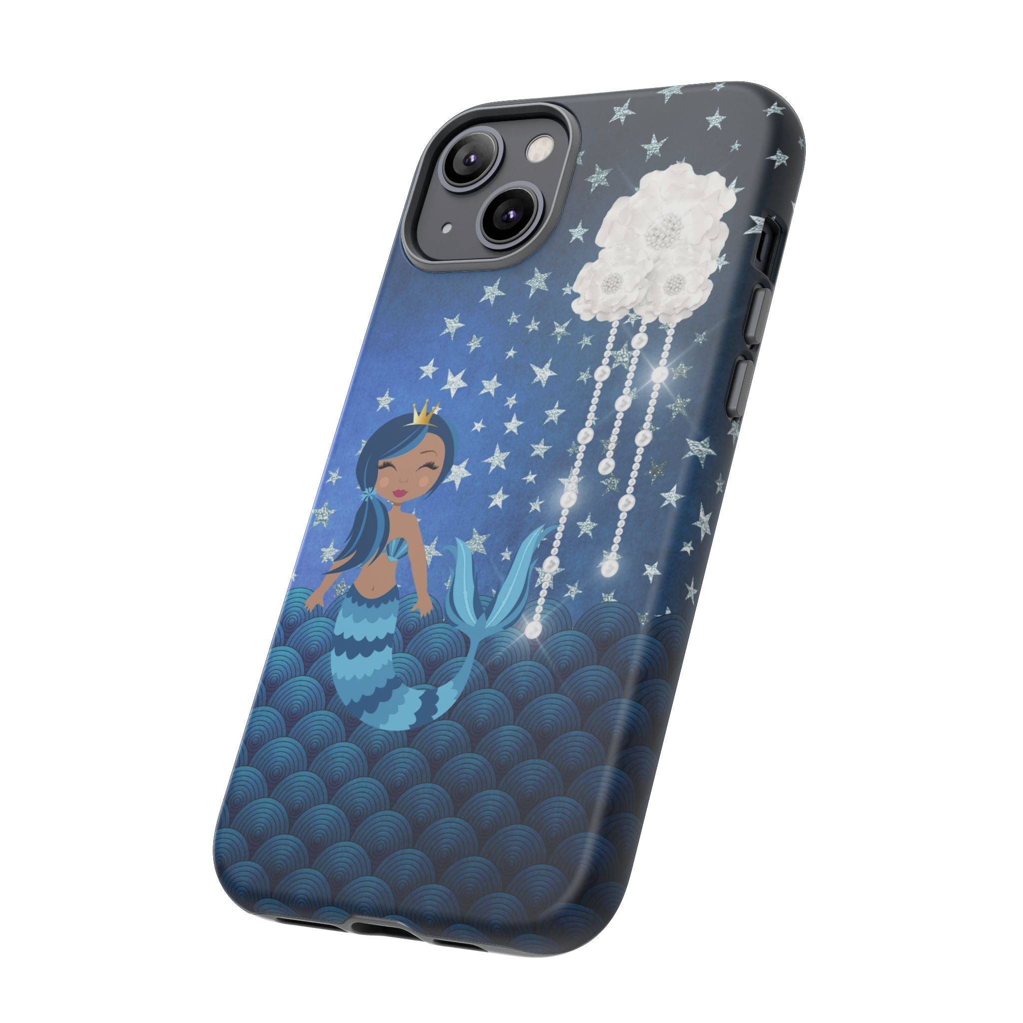 iPhone Case Tough Cases - Celestial Stars #102 Mermaid