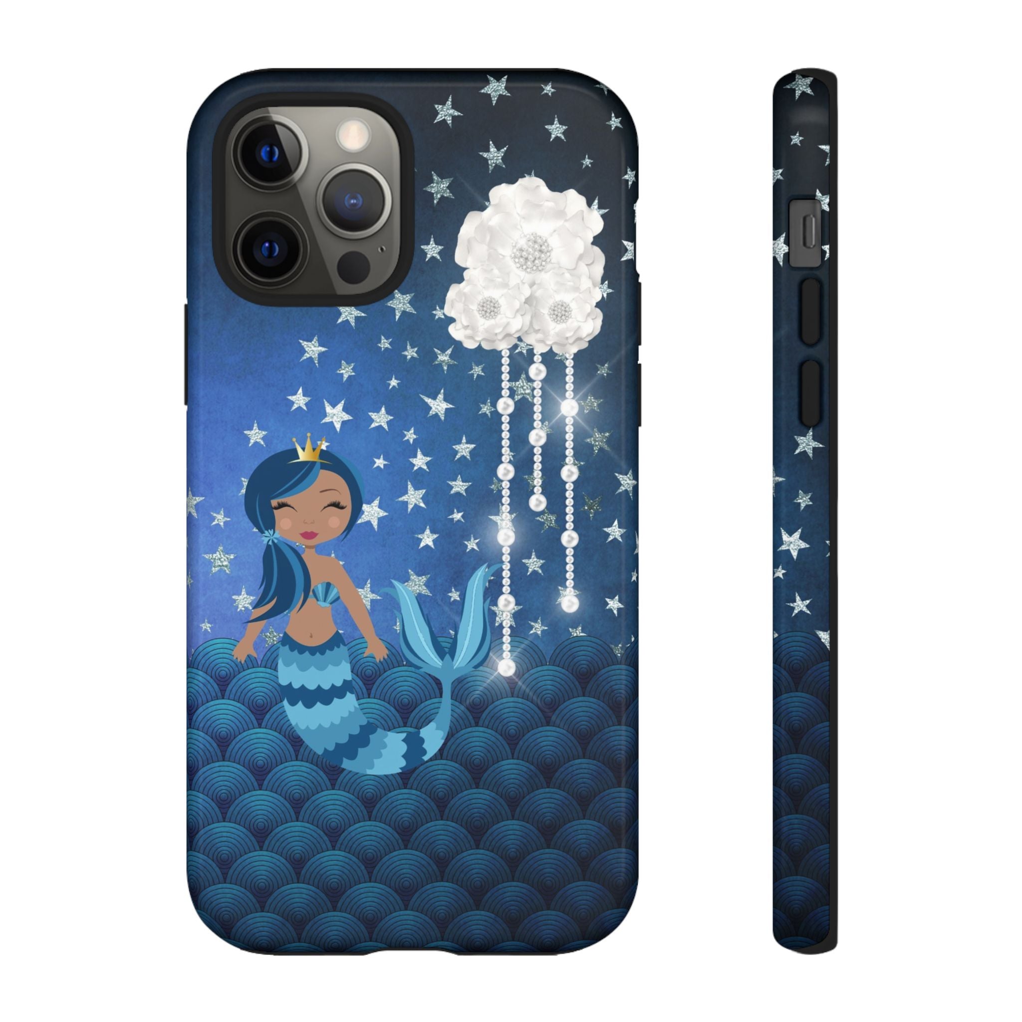 iPhone Case Tough Cases - Celestial Stars #102 Mermaid